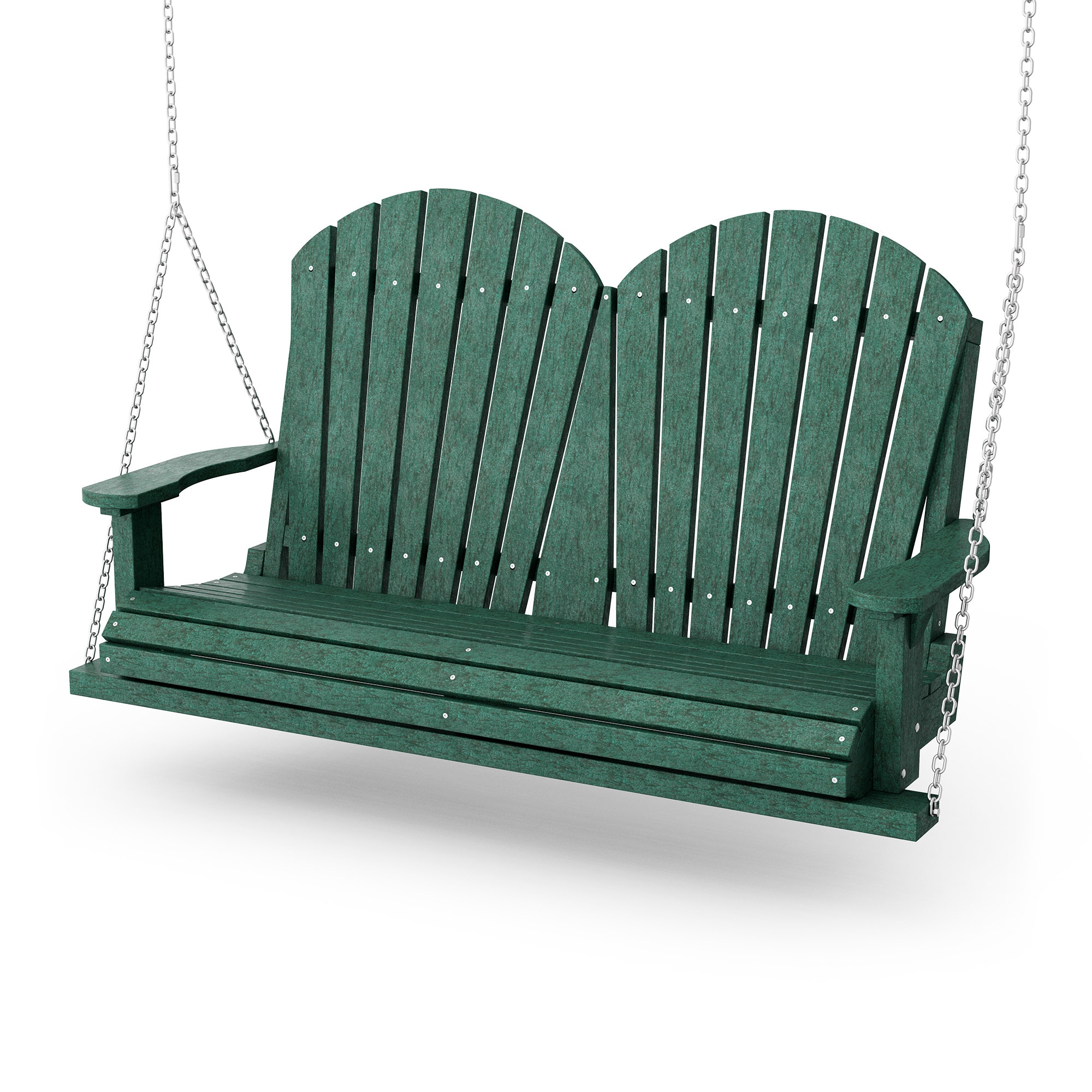 Wildridge LCC-102-TG Heritage 2 -person Turf Green Plastic Outdoor Swing
