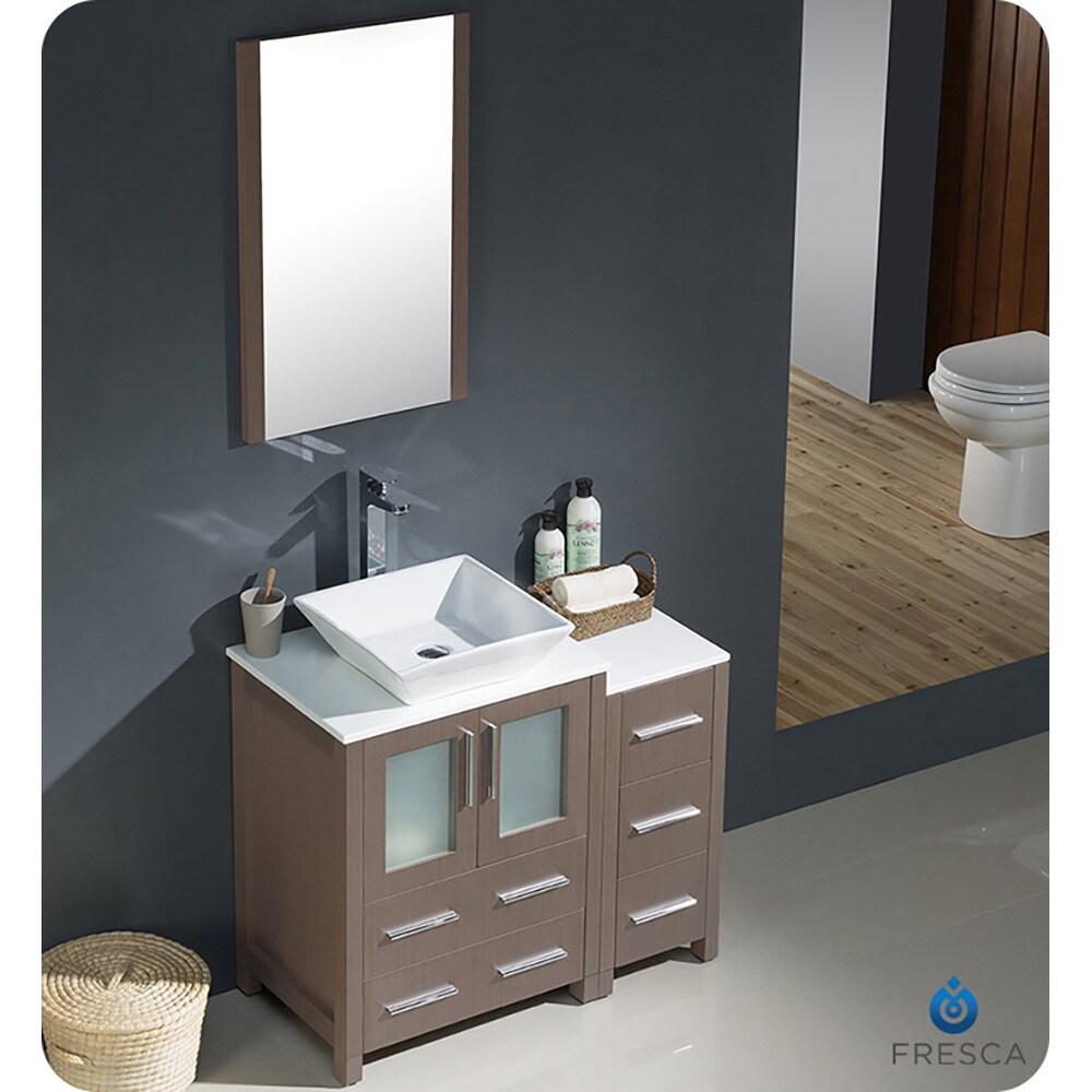 Fresca FCB62-2412GO-CWH-V Bath-Vanity-Combo - View #7
