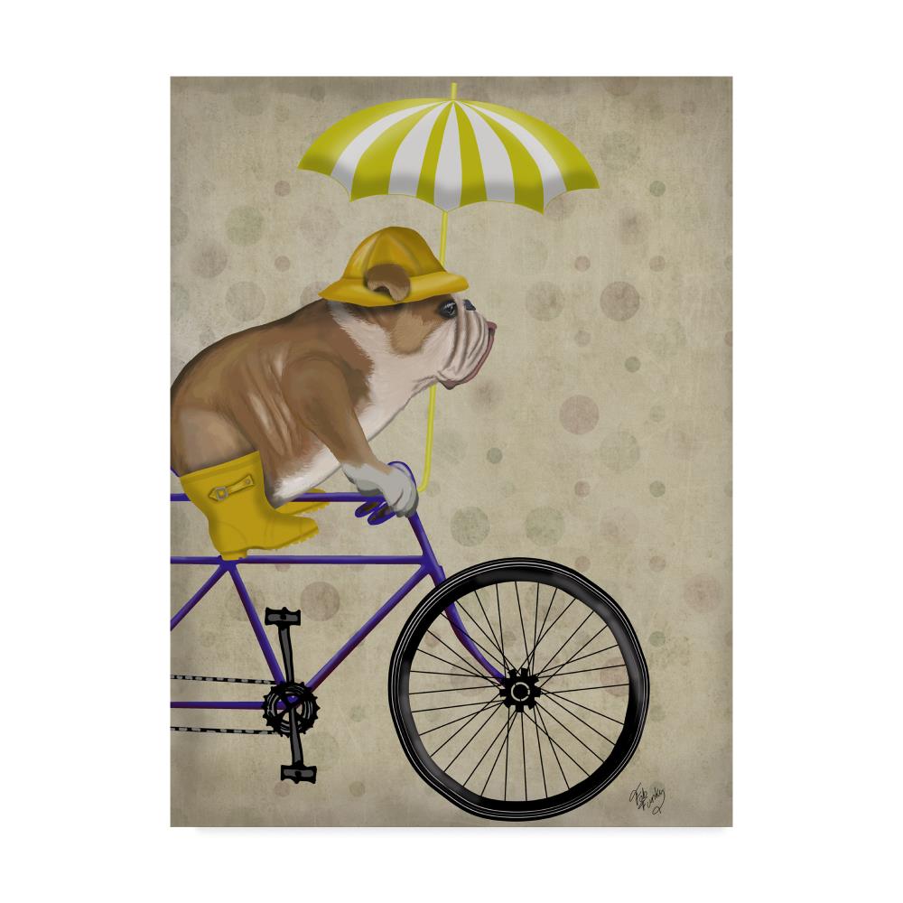 Trademark Fine Art WAG00061-C2432GG Framed 32-Inches H x 24-Inches W Animals Canvas Print