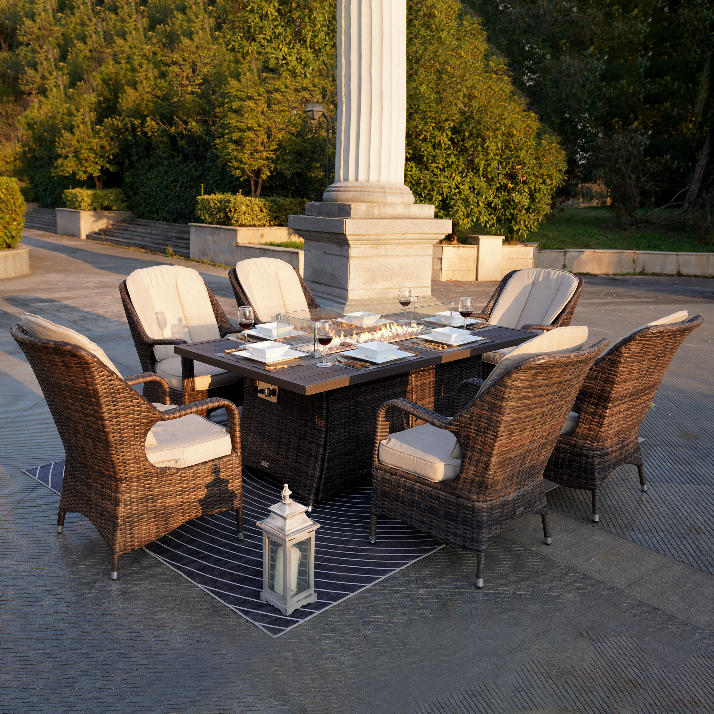 Moda Furnishings 1106RA-009-B Patio-Dining-Sets - View #4