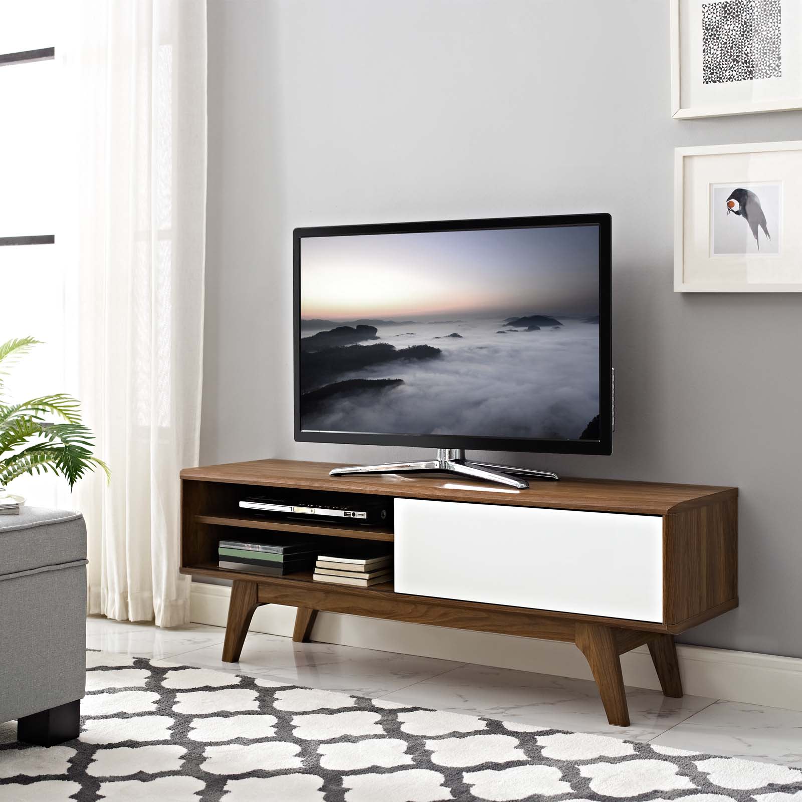 Modway EEI-2538-WAL-WHI Tv-Stands - View #2