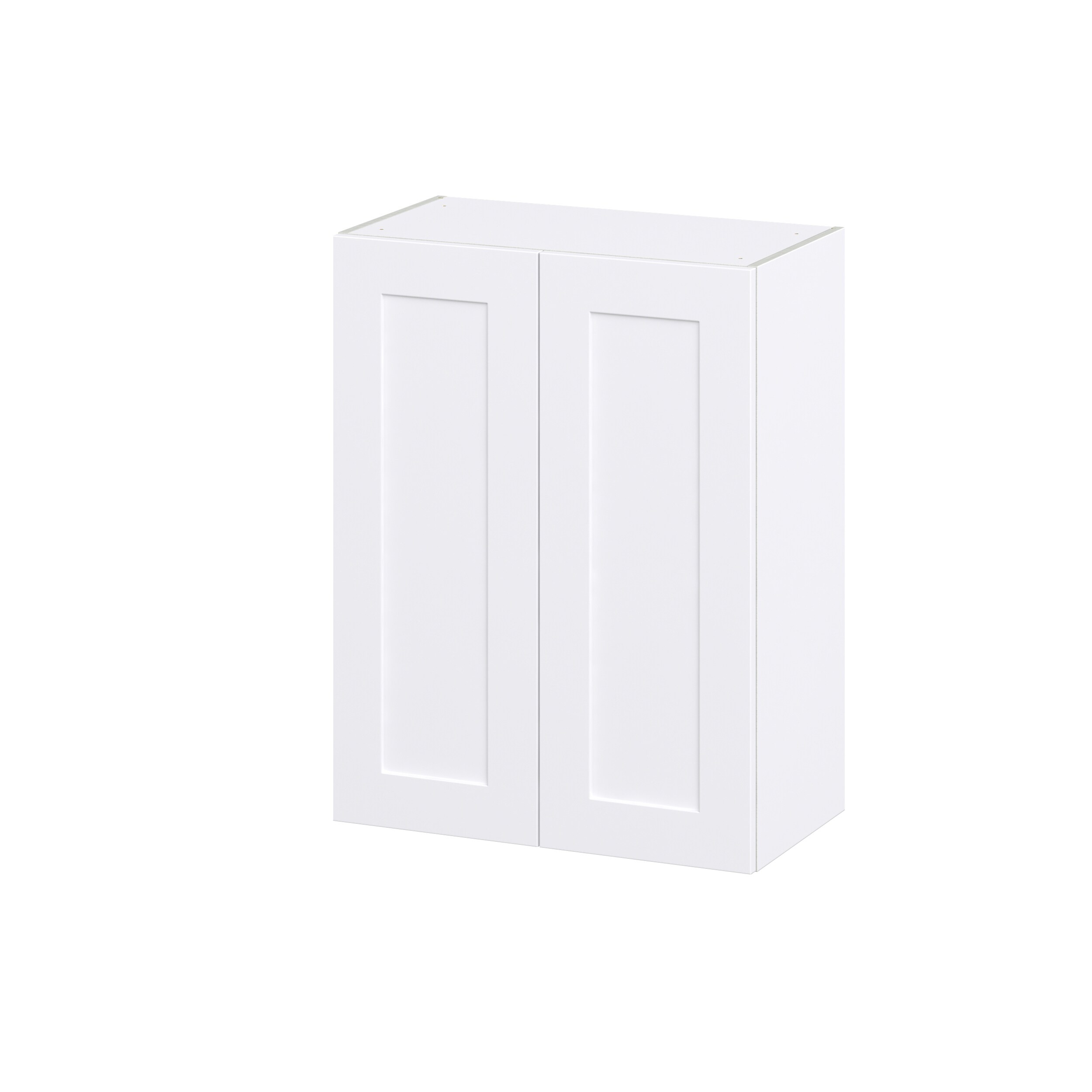 Hugo&Borg 27-in W x 30-in H x 14-in D Warm White Wall Fully Assembled Cabinet (Recessed Panel Shaker Door Style)