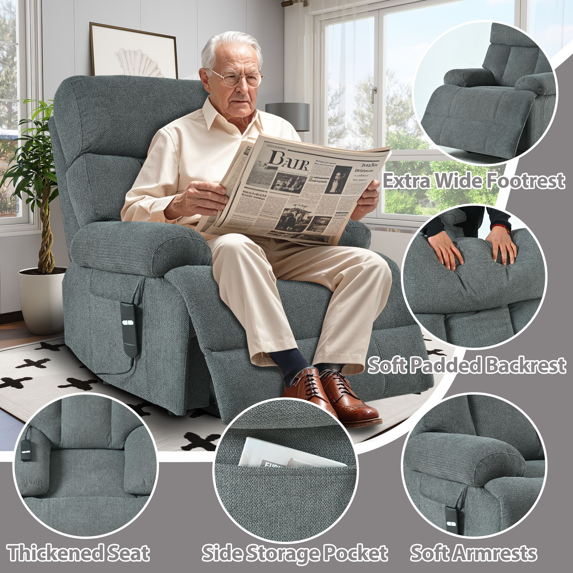Sumyeg WF-HFOF-020DC-LA recliners - View #6