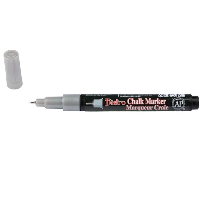 JAM Paper Fine Point Erasable Chalk Markers, Black, 2/Pack in the