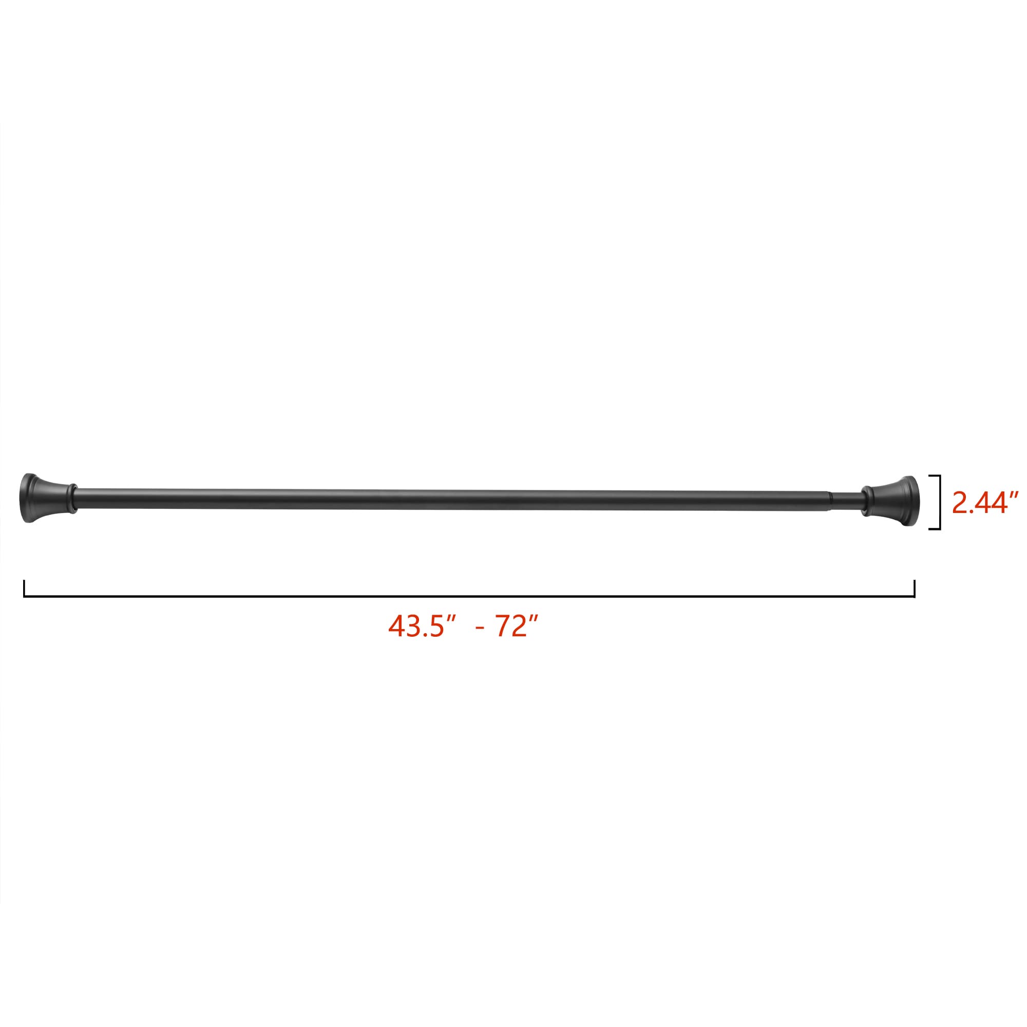 Utopia Alley F72BK Shower-Rods - View #9