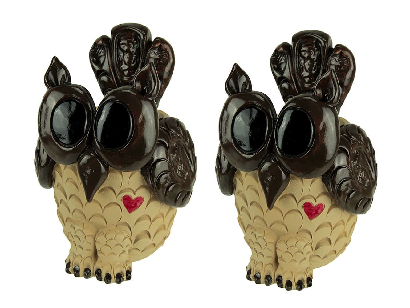 Things2Die4 LK-61015P-SET Set of 2 Adorable 9 Inch Tall Decorative Owl Planters