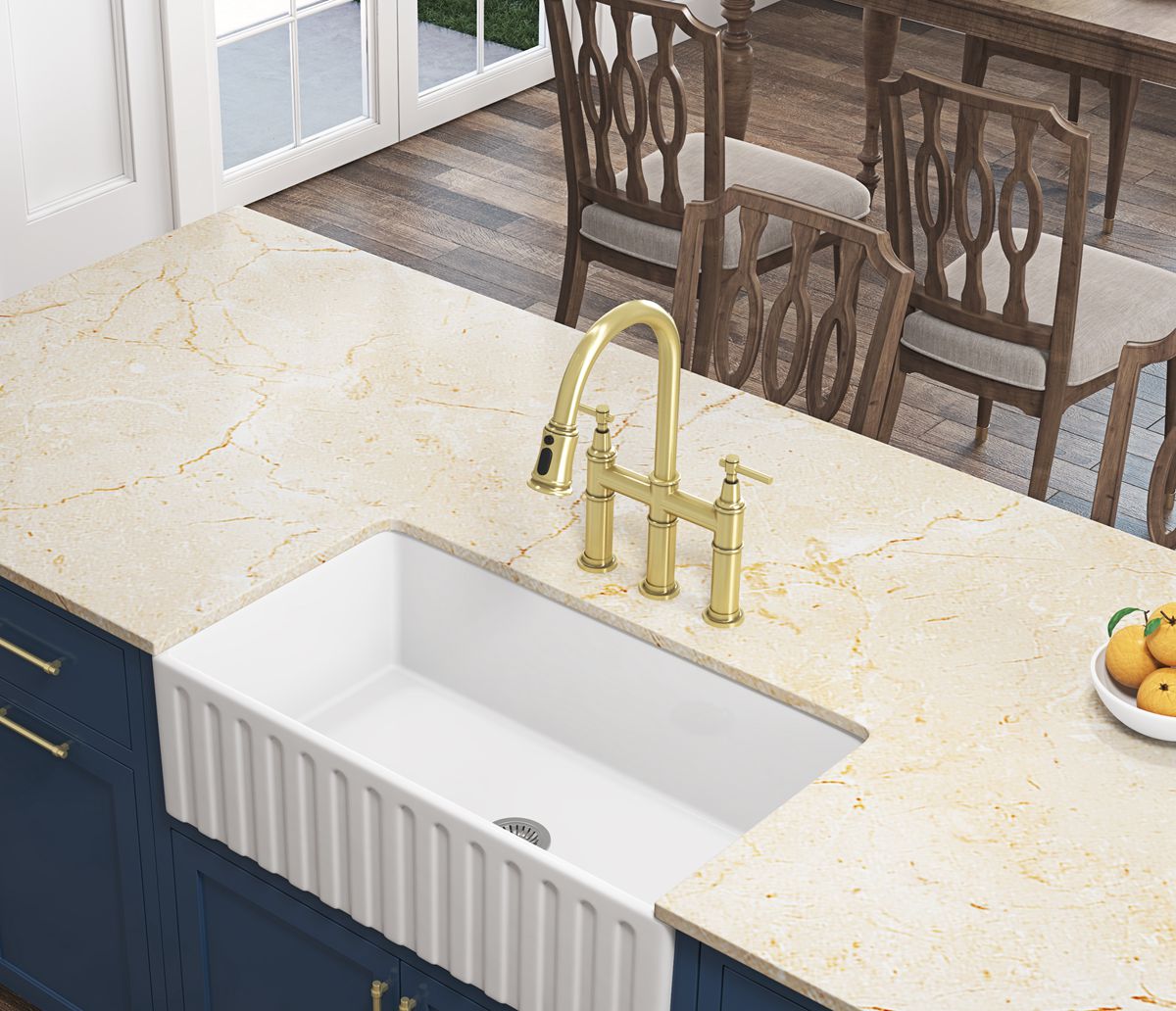 WELLFOR DTG-02KFBG Kitchen-Faucets - View #3