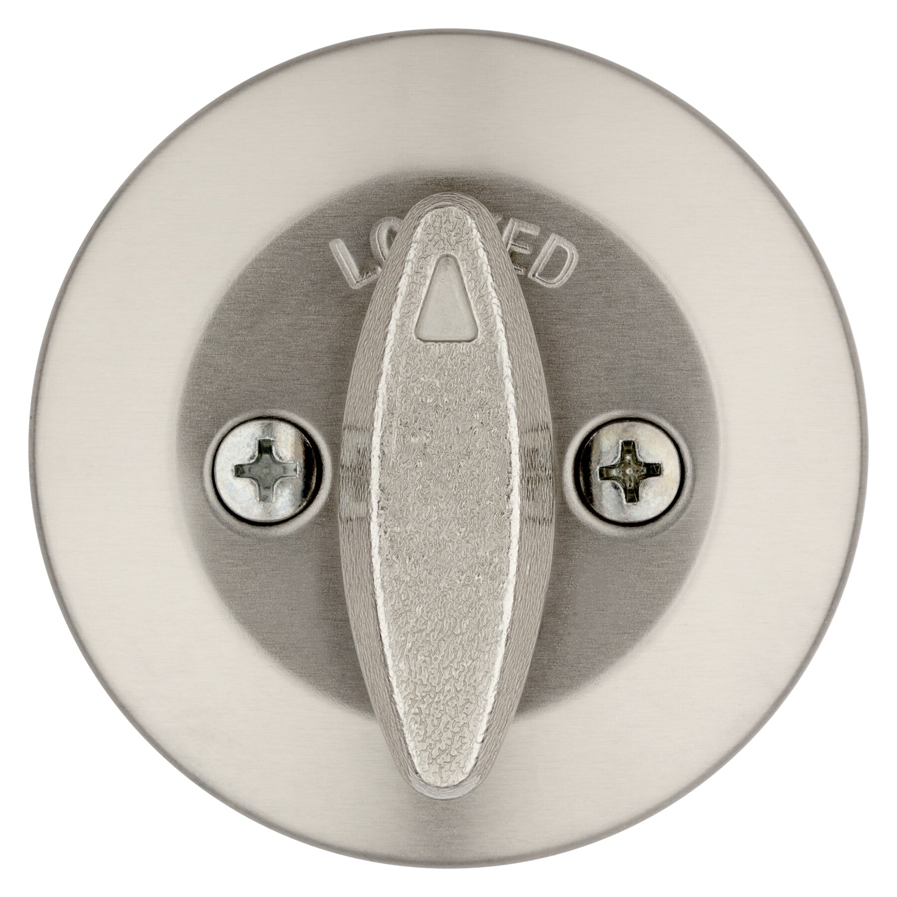 Kwikset Satin Nickel Single Cylinder Deadbolt with SmartKey Technology