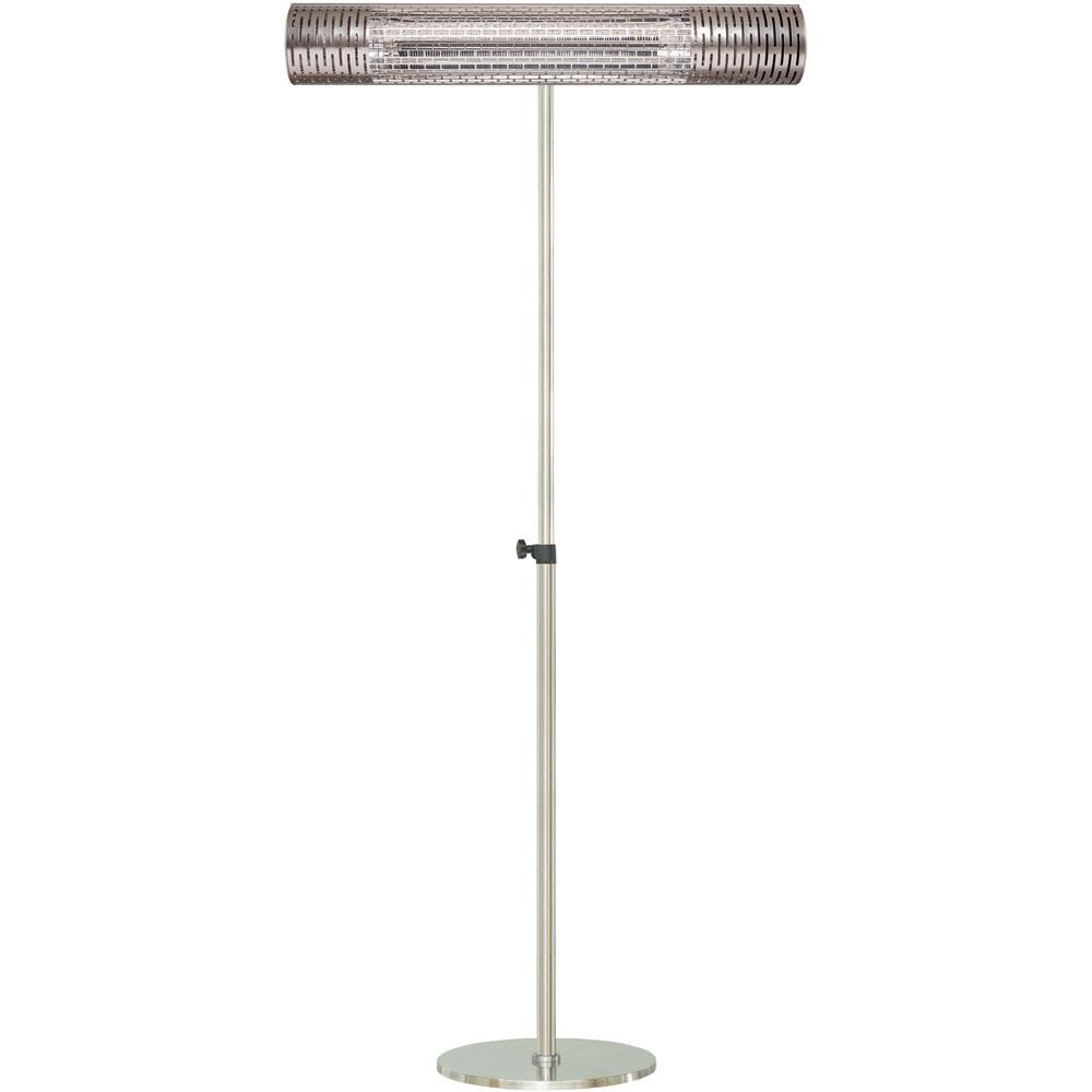 Hanover 5118 Btu 120 Volt Silver Steel Electric Patio Heater In The Electric Patio Heaters Department At Lowes Com