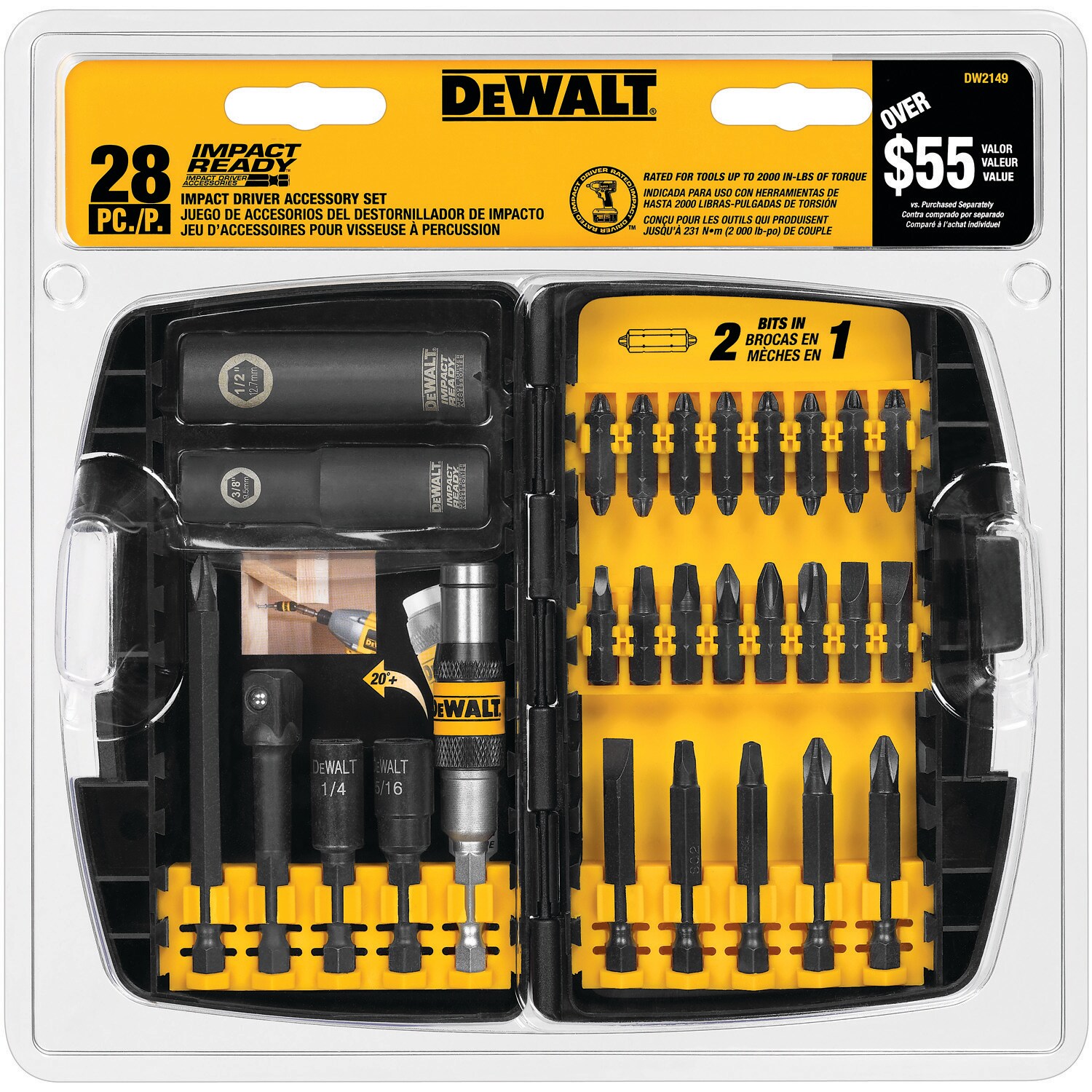 DEWALT DW2149 GT2 Impact-Screwdriving-Bits - View #2