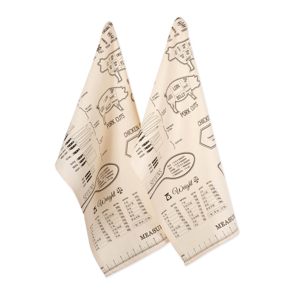 DII CAMZ11110 2-Pack Cotton Abstract Any Occasion Dish Towel