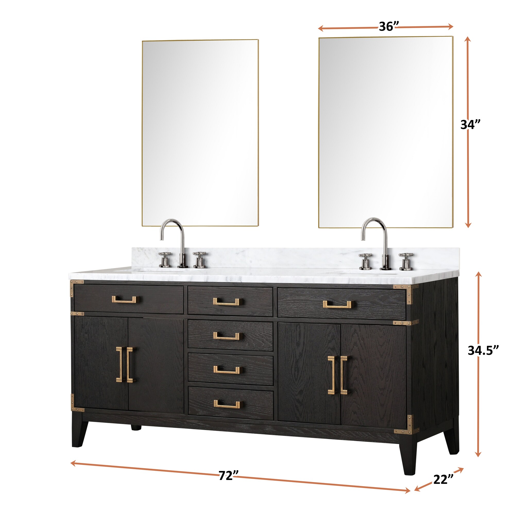 Lexora LVW72DJ111 Bath-Vanity-Combo - View #5