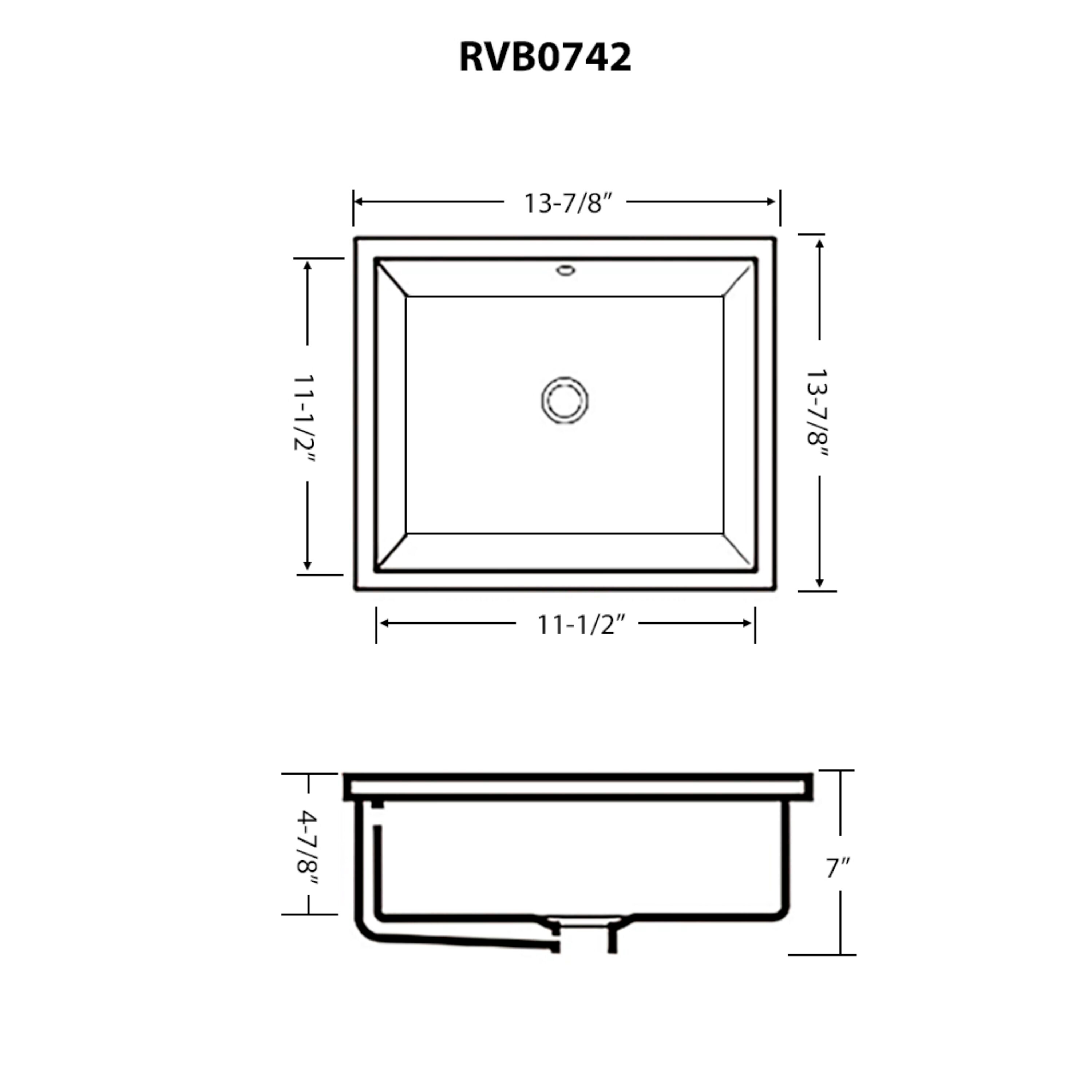 Ruvati RVB0742 Bath-Sink - View #6
