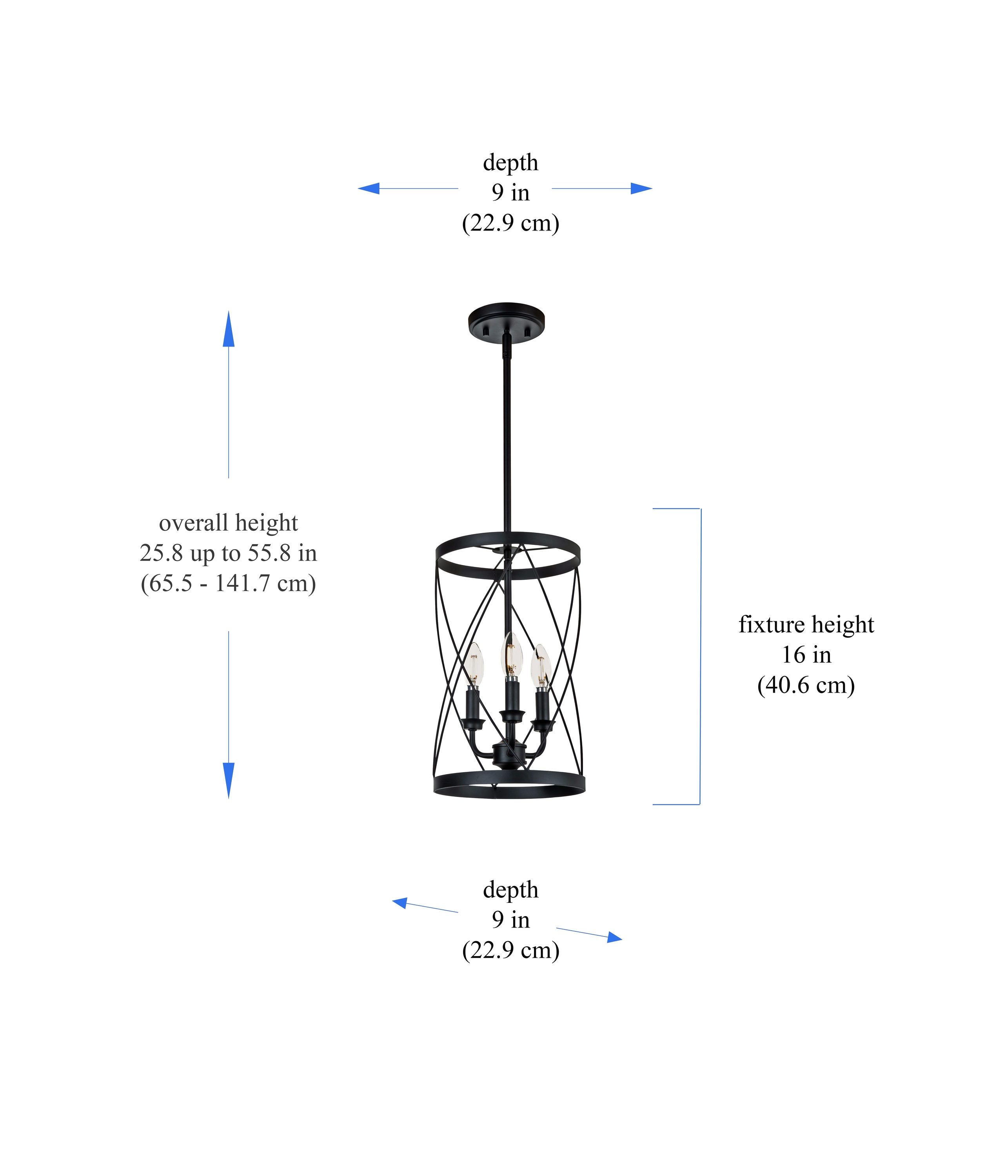 RD 12032422BLK Pendant-Lights - View #5