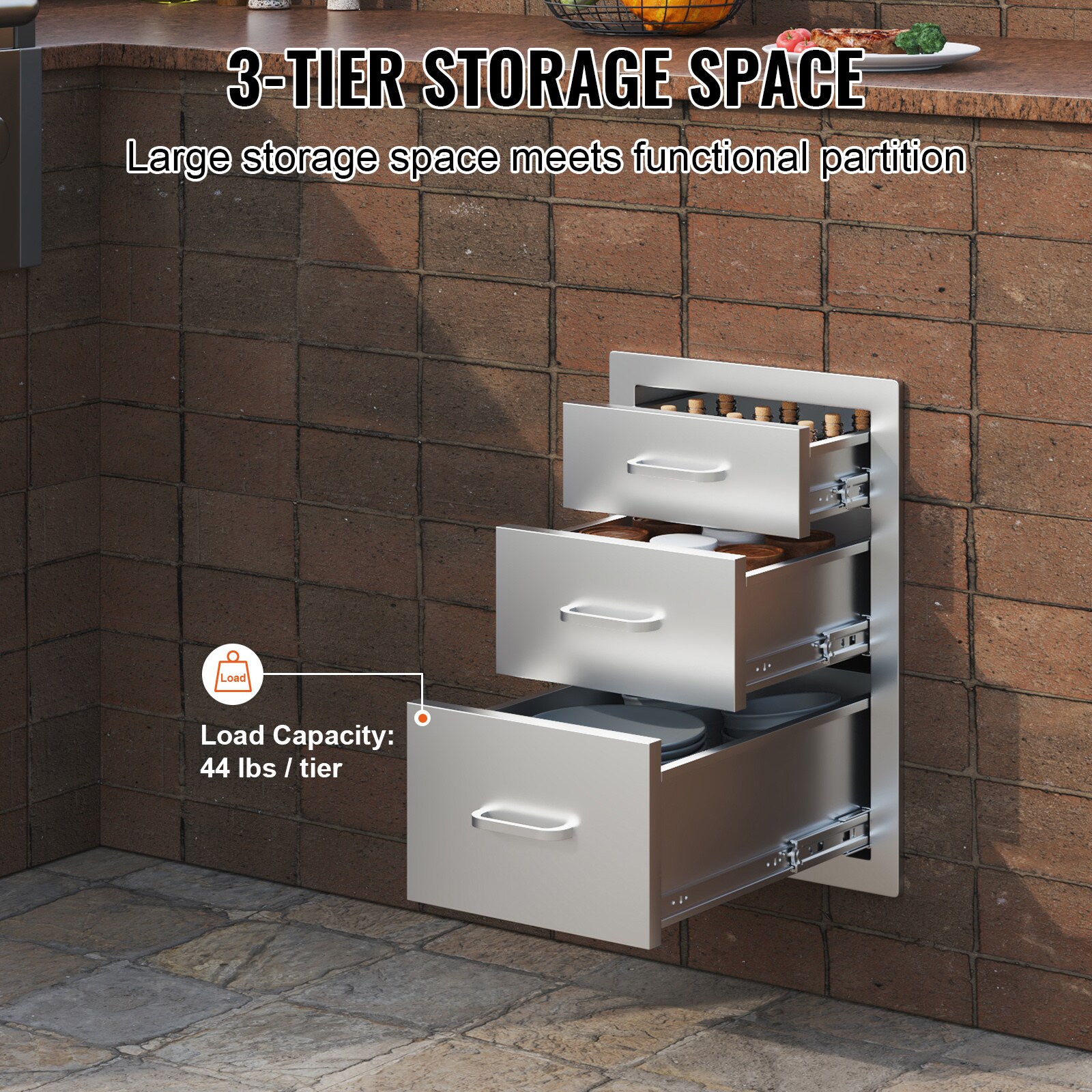VEVOR SC20.25X14YC00002V0 Modular-Outdoor-Kitchens - View #3