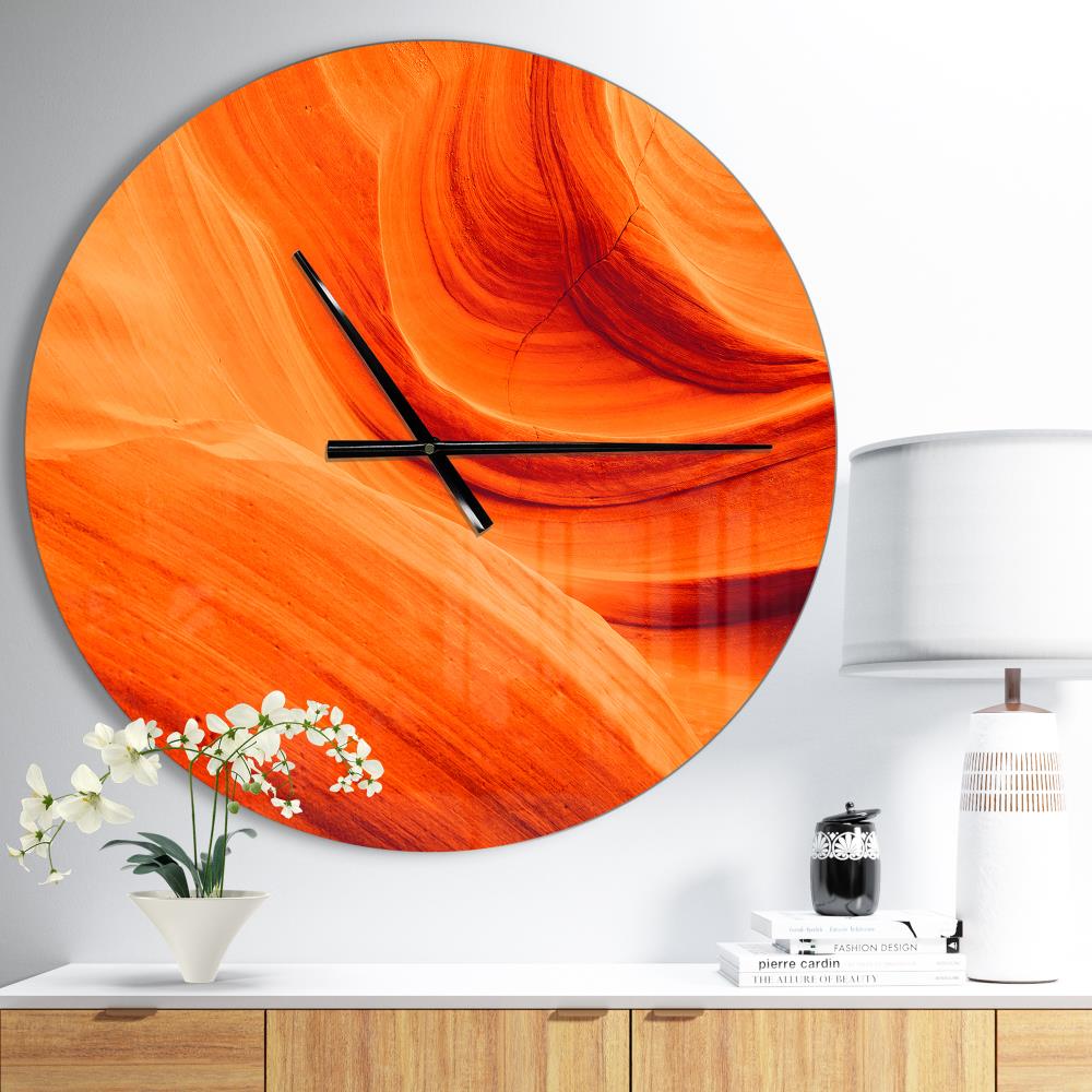 Designart CLM8779-C23 Analog Round Wall Modern