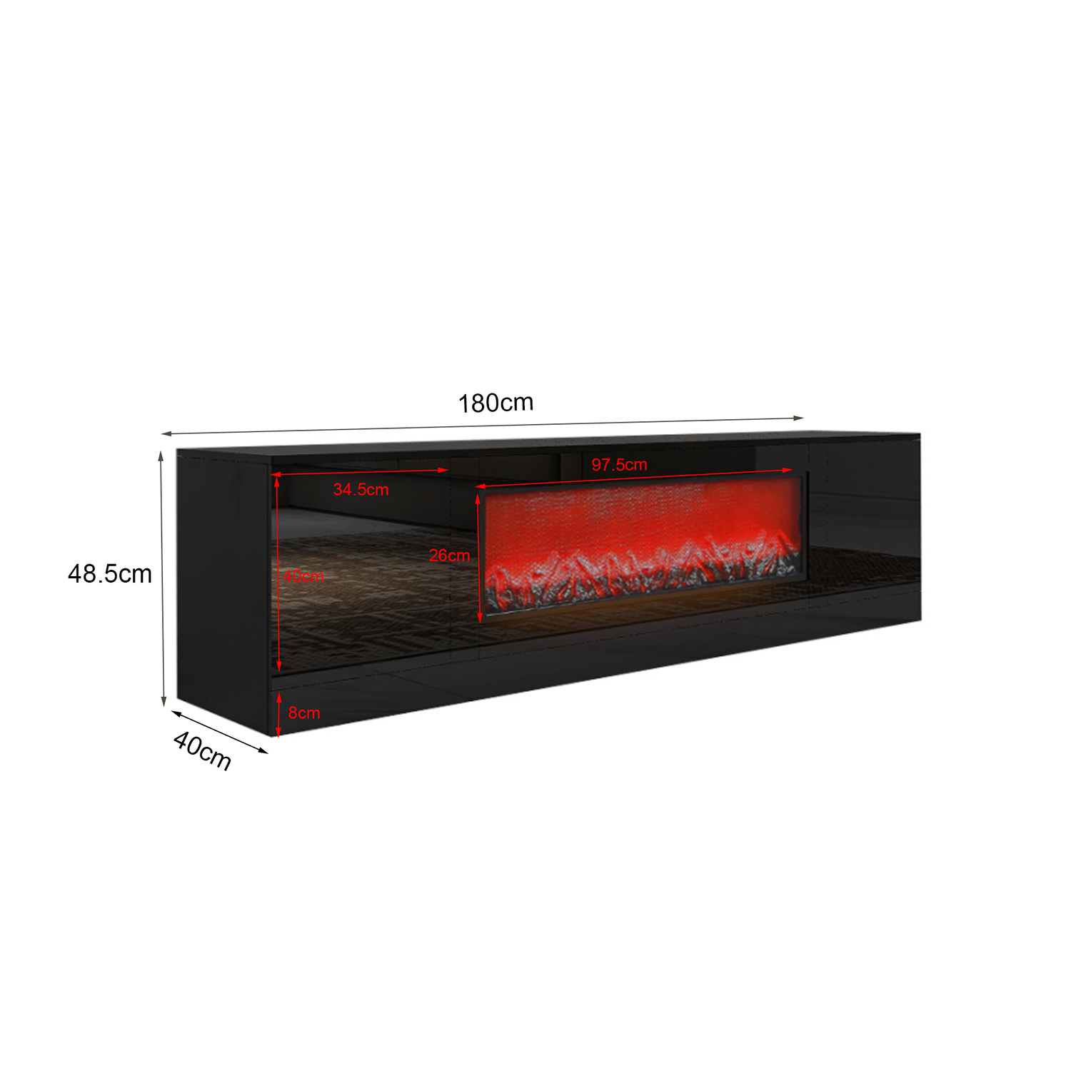 SINOFURN SYA590027BK Electric-Fireplaces - View #8