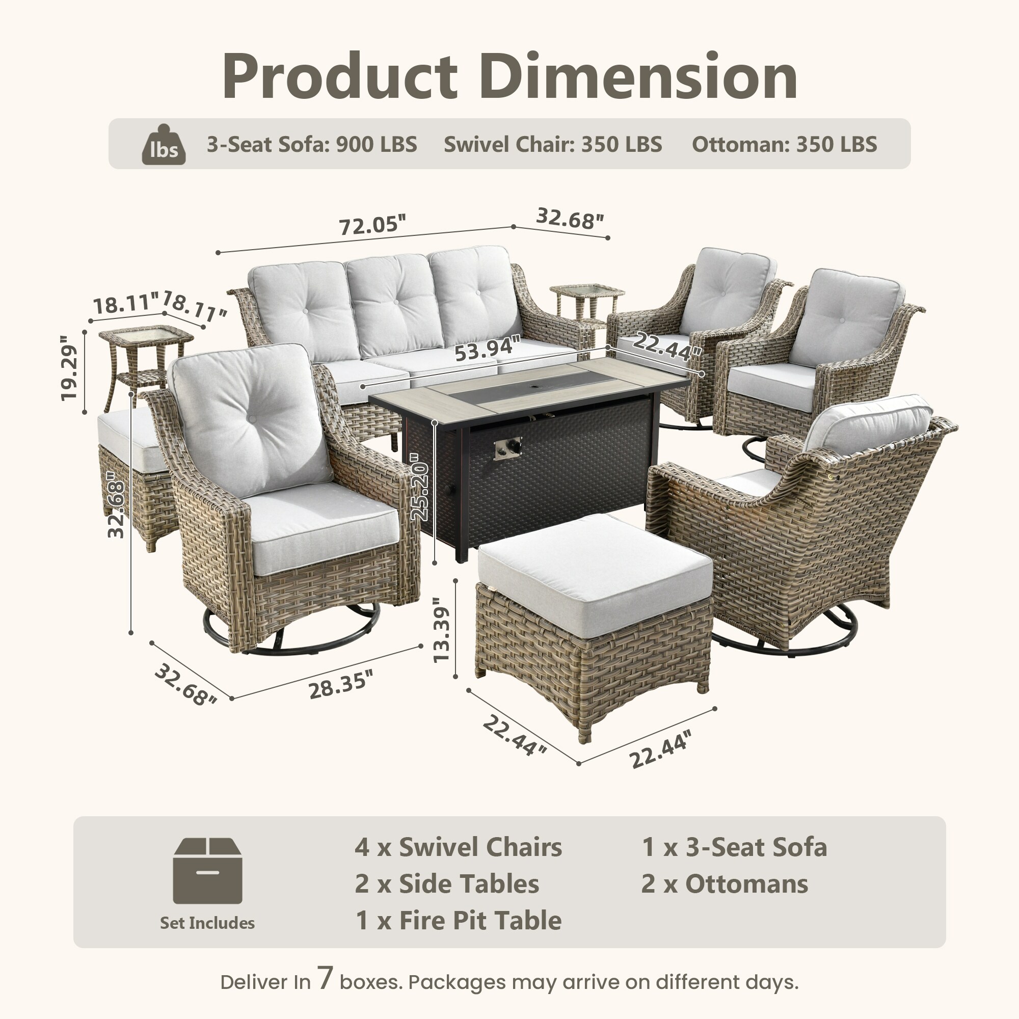 Caodoc L5-CFP03-YZPAD410 Patio-Sofas-Daybeds - View #6