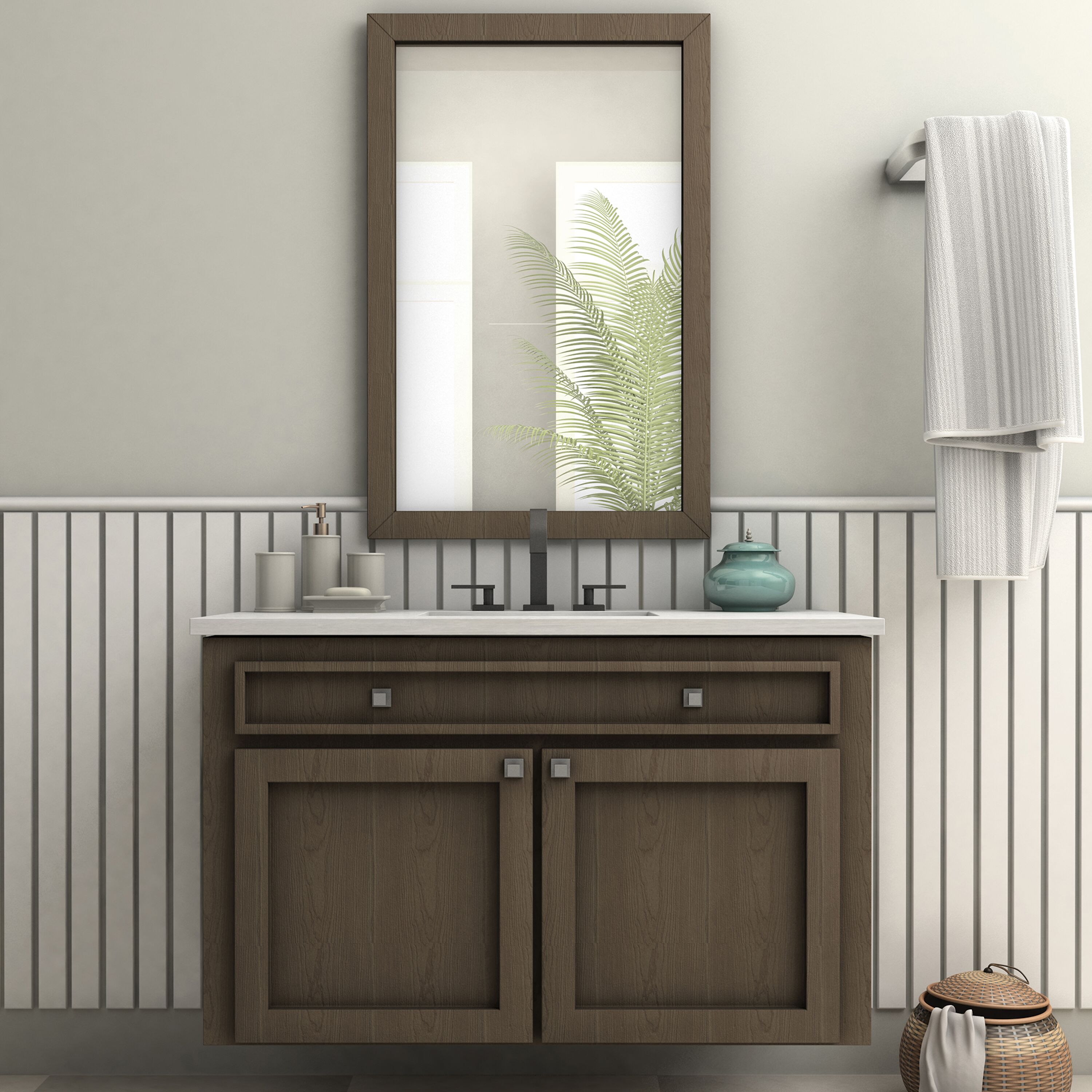 Matte Black Nickel Widespread Bathroom Faucet
