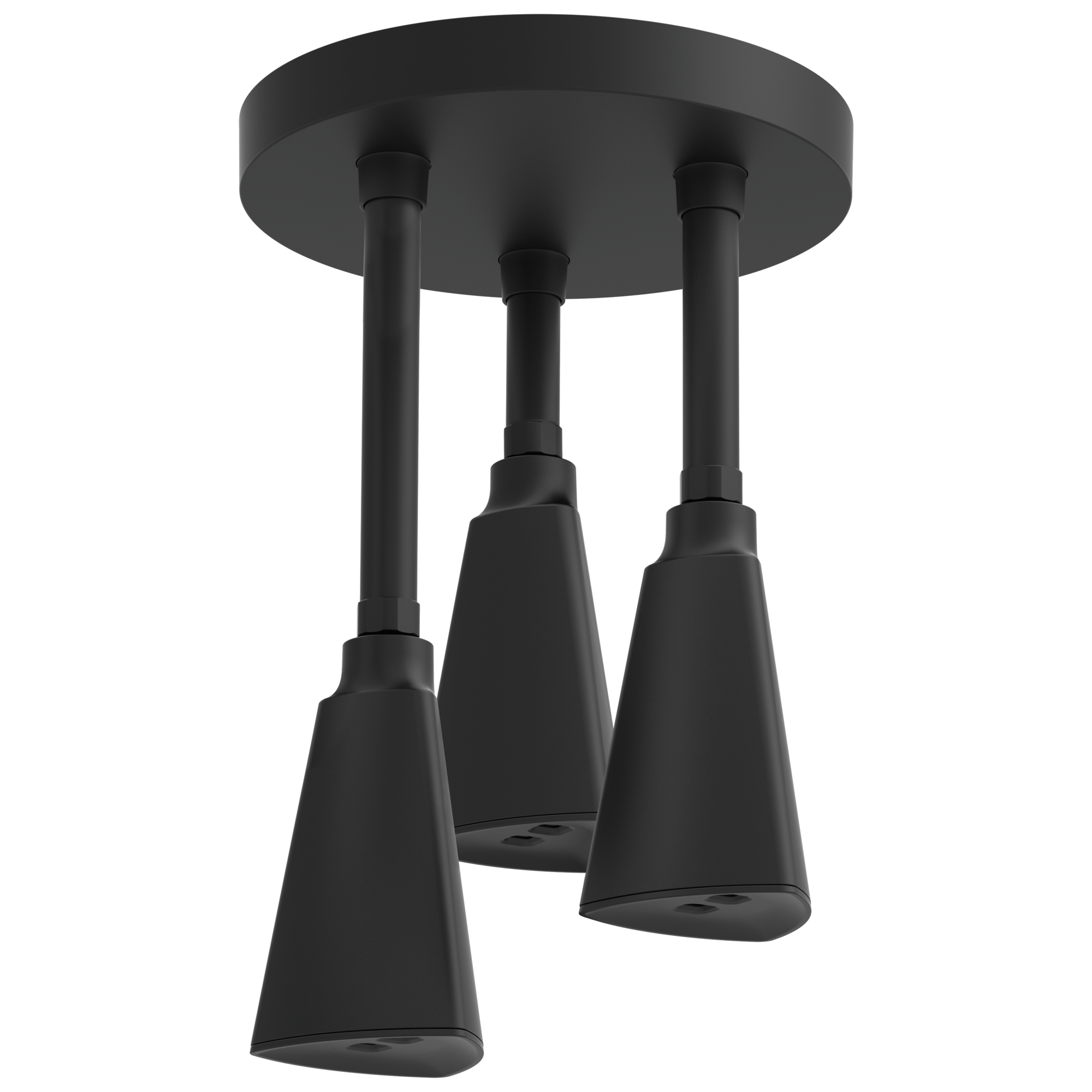Delta 57140-BL Universal Showering Components 1.0 -Spray Matte Black 9.0-in Round Fixed Rain Shower Head 1.75 GPM