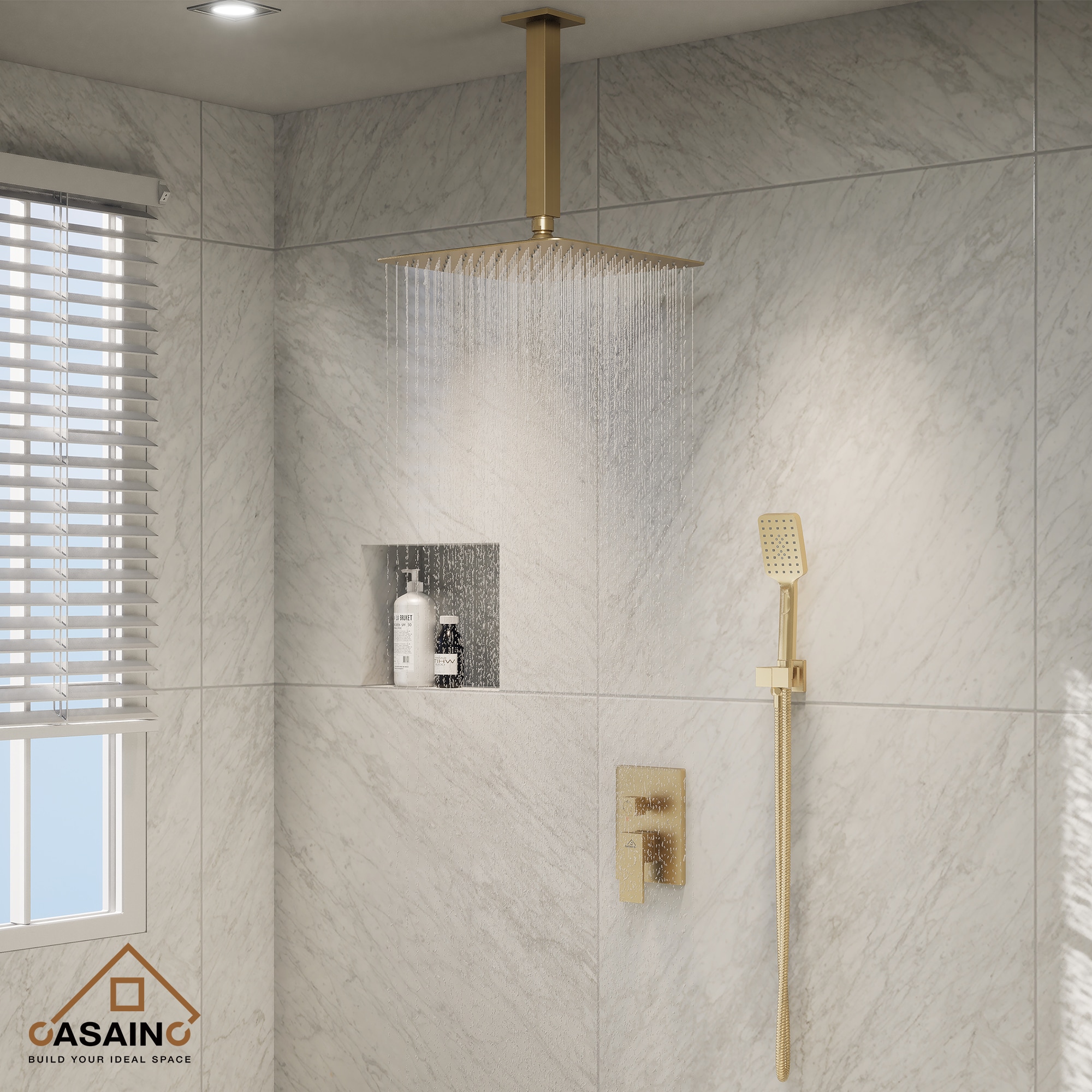 CASAINC MCS96-BG Showerhead-Bar-Panels - View #5
