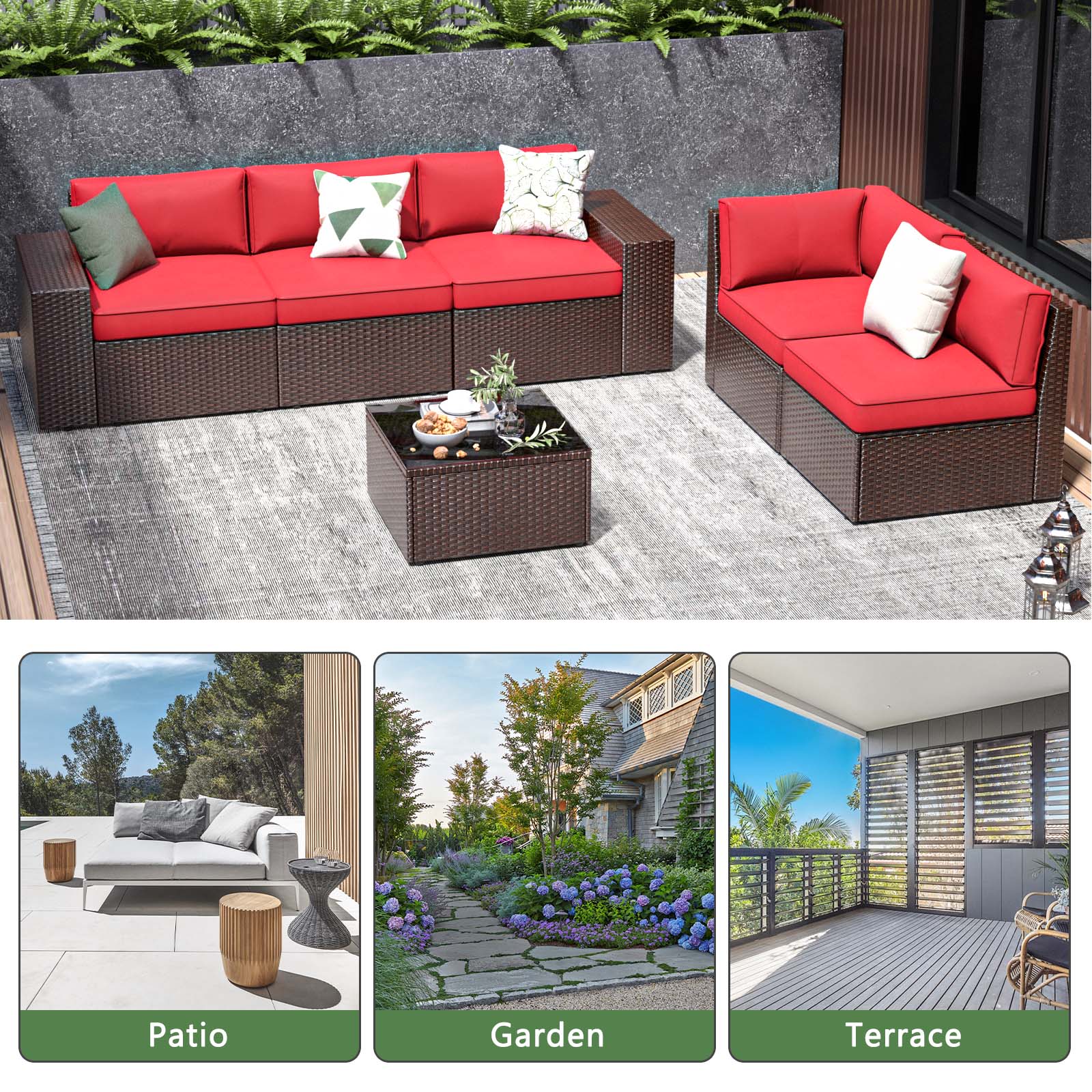 Bapipro BP3906R03 Patio-Conversation-Sets - View #5
