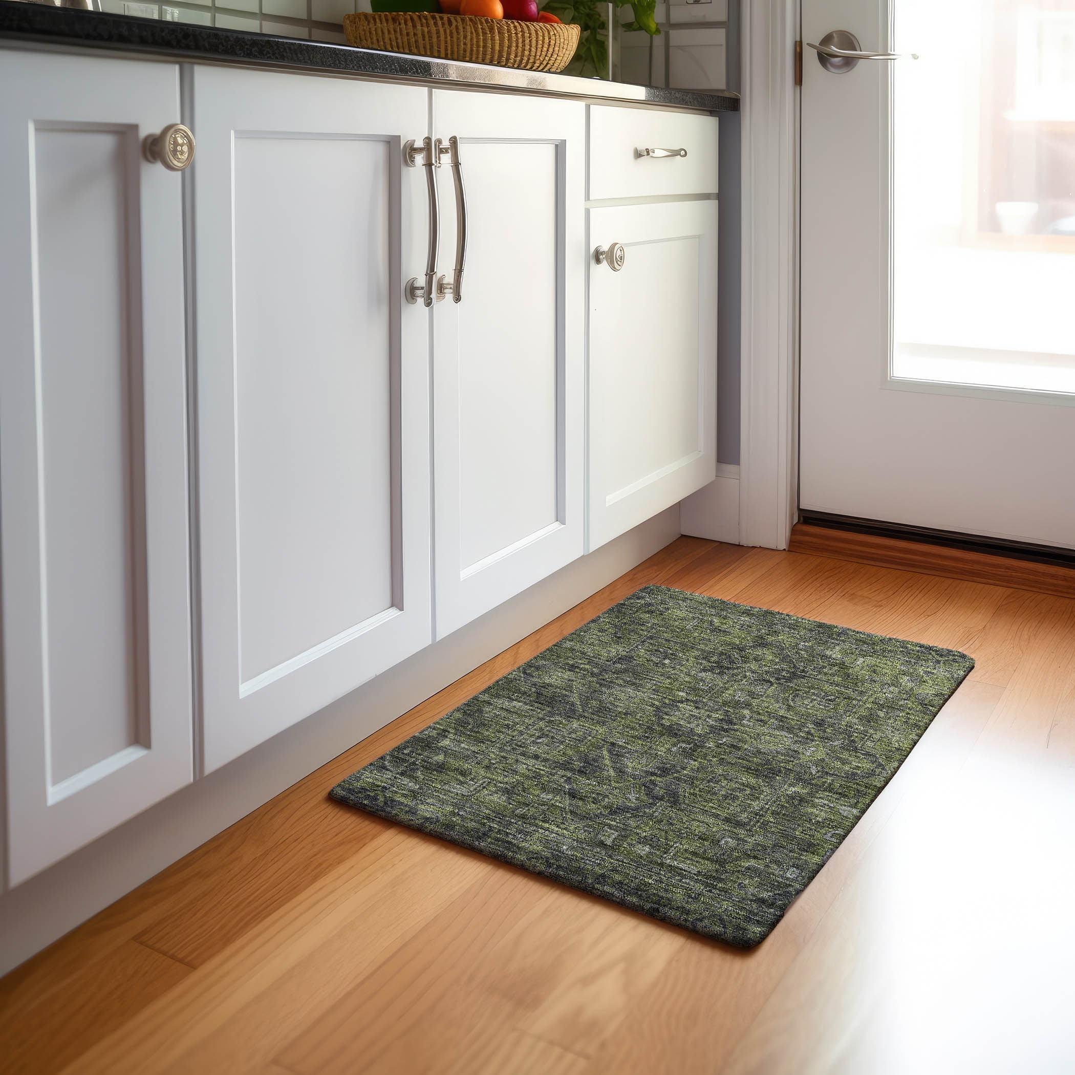 Addison Rugs AMF531SV10X14 Mayfield AMF531SV 10 x 14 (ft) Loomed Polyester Silver Rectangular Indoor Geometric Machine washable Area rug