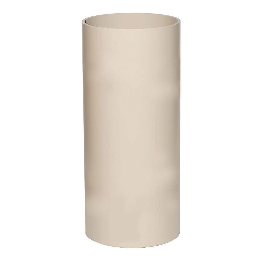 Spectra RTC24PVCD02W87 24-Inches x 600-Inches Textured PVC Savannah Wicker over white trim coil Trim coil Metal Siding Trim
