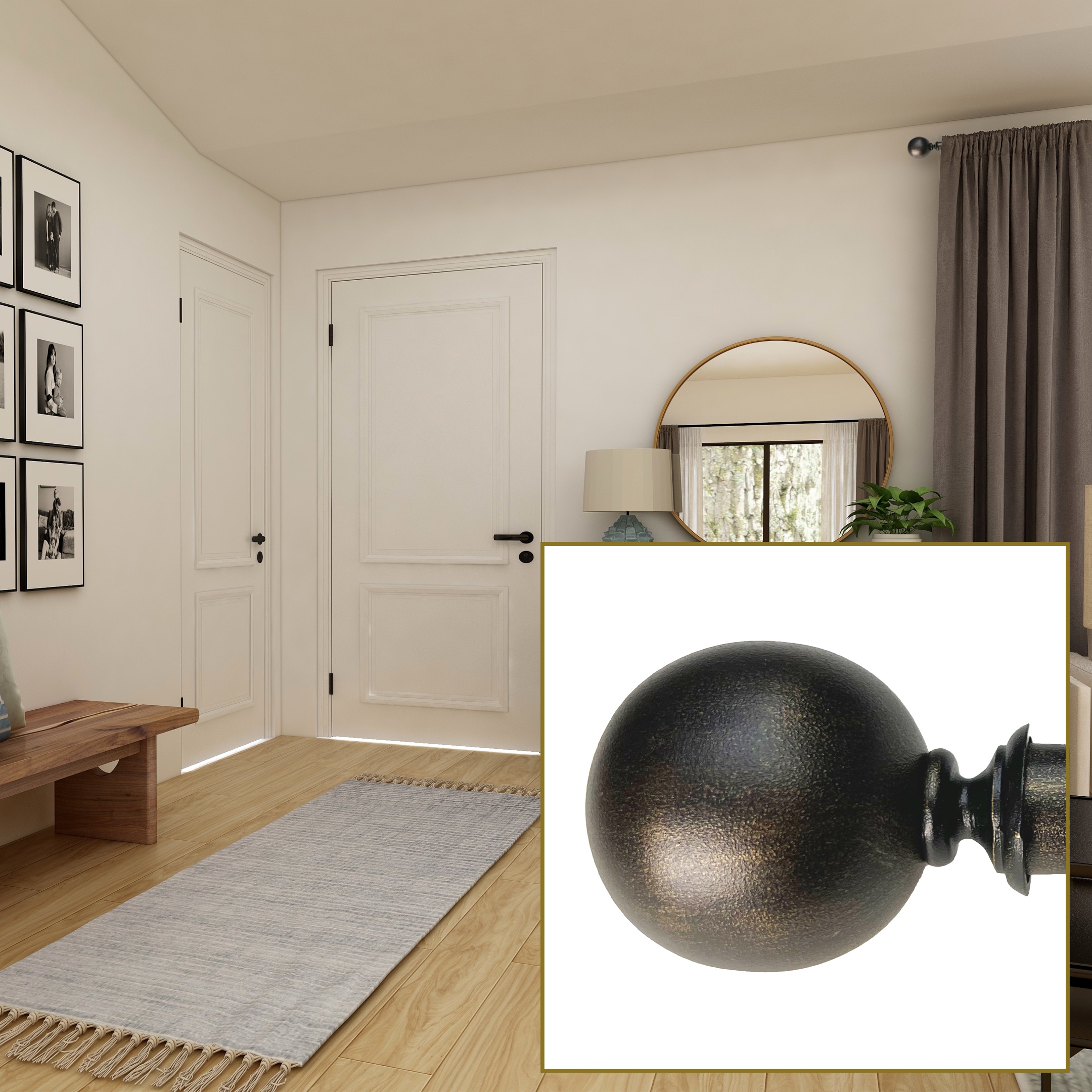 Versailles Home Fashions HR0232-667 Curtain-Rods - View #4