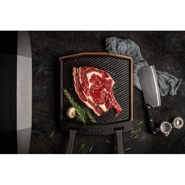 Ooni Cast Iron Dual-Sided Grizzler Plate + Reviews