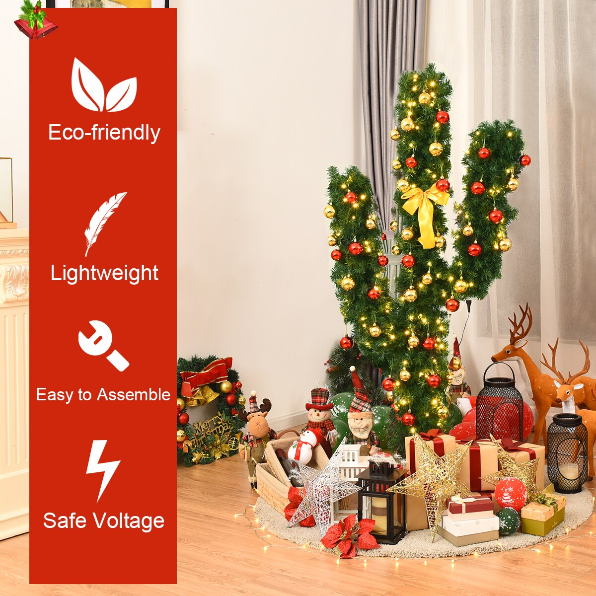 Forclover ALHY-644CM Artificial-Christmas-Trees - View #6