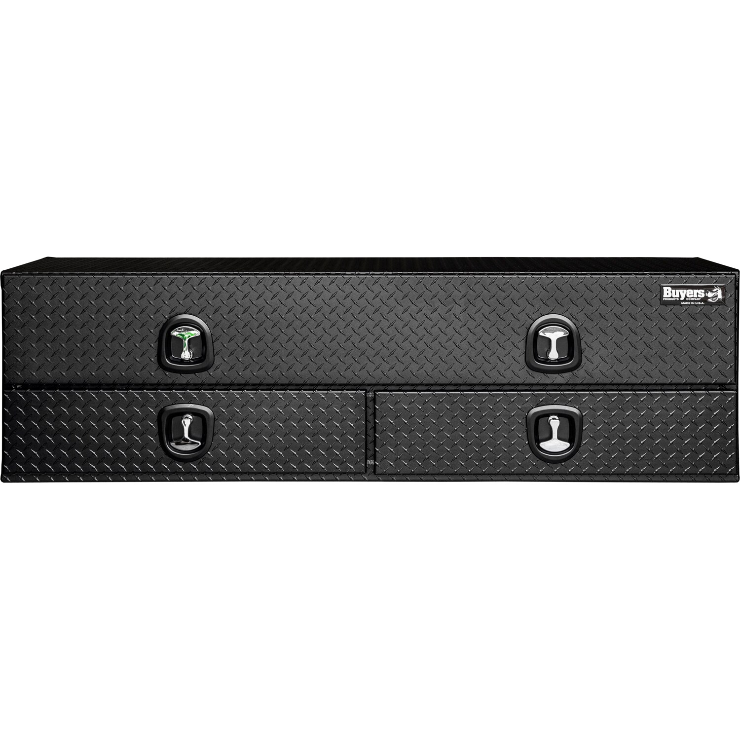 Buyers Products 1722678 72-in x 18-in x 21-in Black Diamond Tread Aluminum Side mount Truck Tool Box