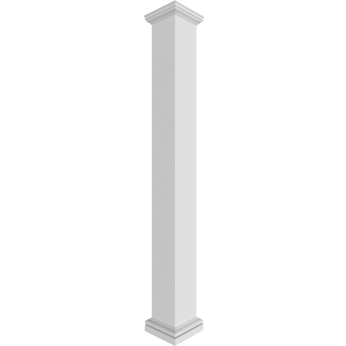 Ekena Millwork CC0806ENPTUTU Craftsman Classic 7.625-in L x 6-ft Unfinished PVC Column Wrap