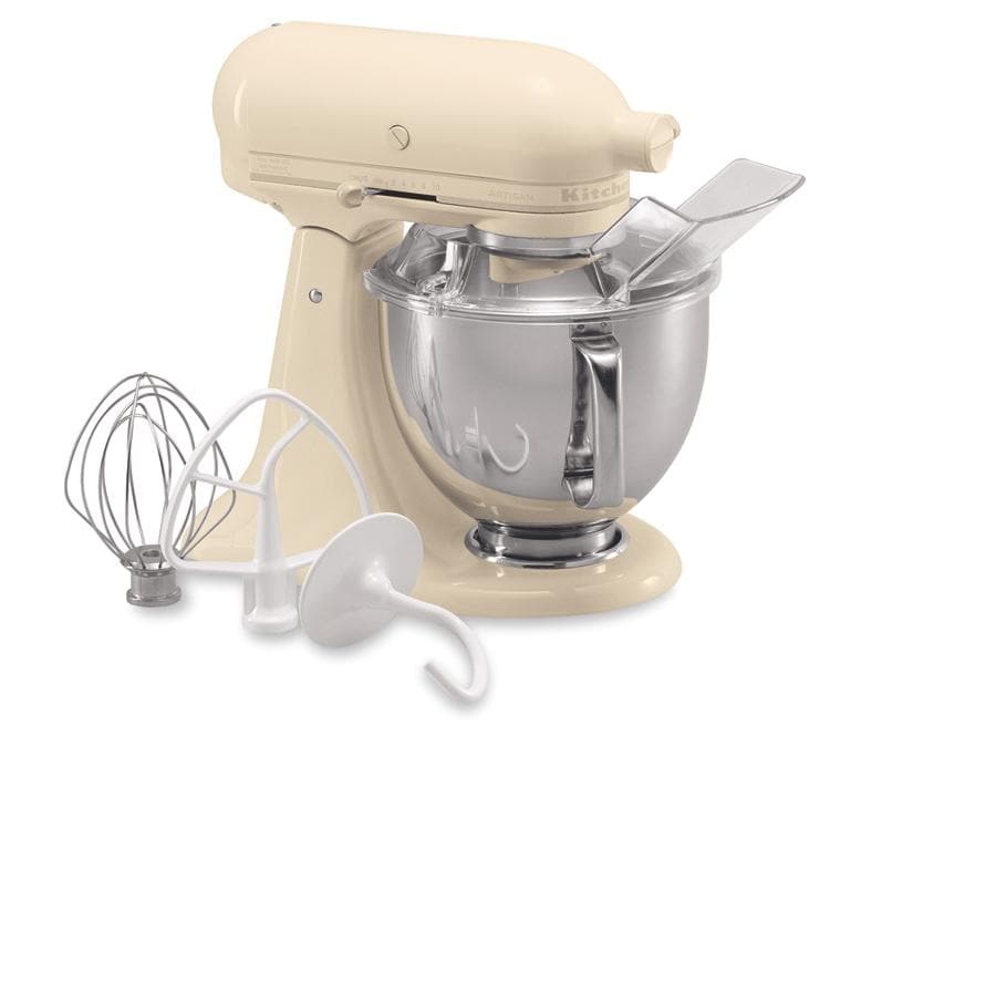 Syge person Maiden infrastruktur KitchenAid Artisan Series 5-Quart 10-Speed Almond Cream Stand Mixer in the Stand  Mixers department at Lowes.com