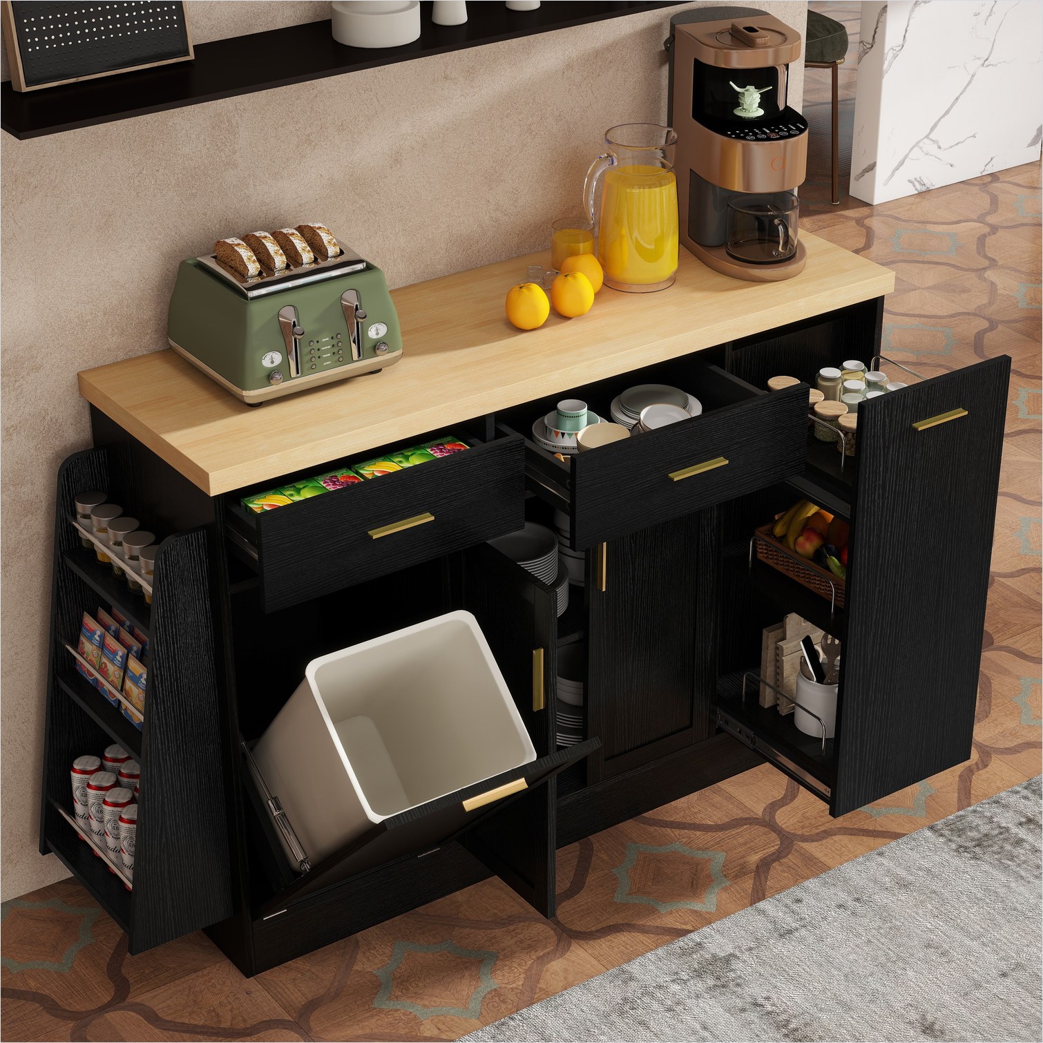 Watnature J3AMSQN1HXH6 Dining-Kitchen-Storarge - View #2