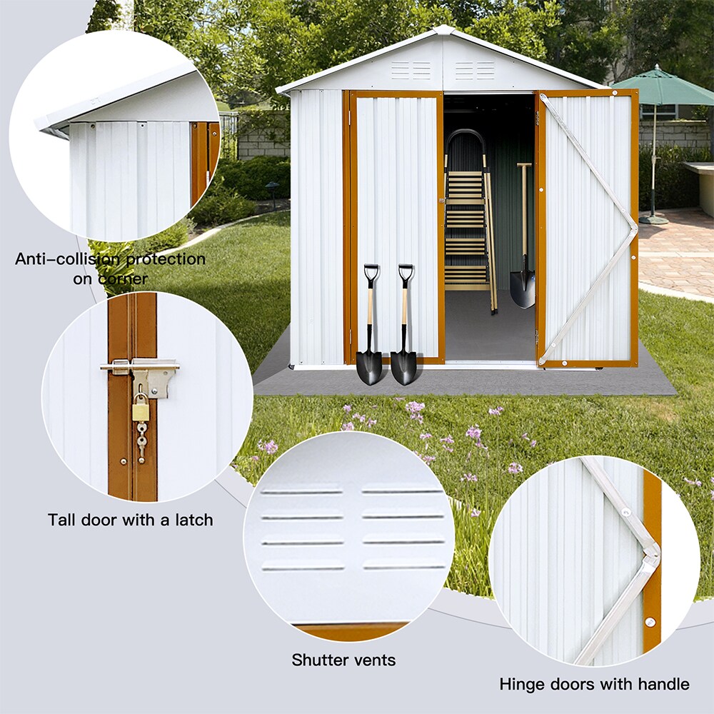 Blisstyle LYSGIIN8KW Metal-Storage-Buildings-Sheds - View #6