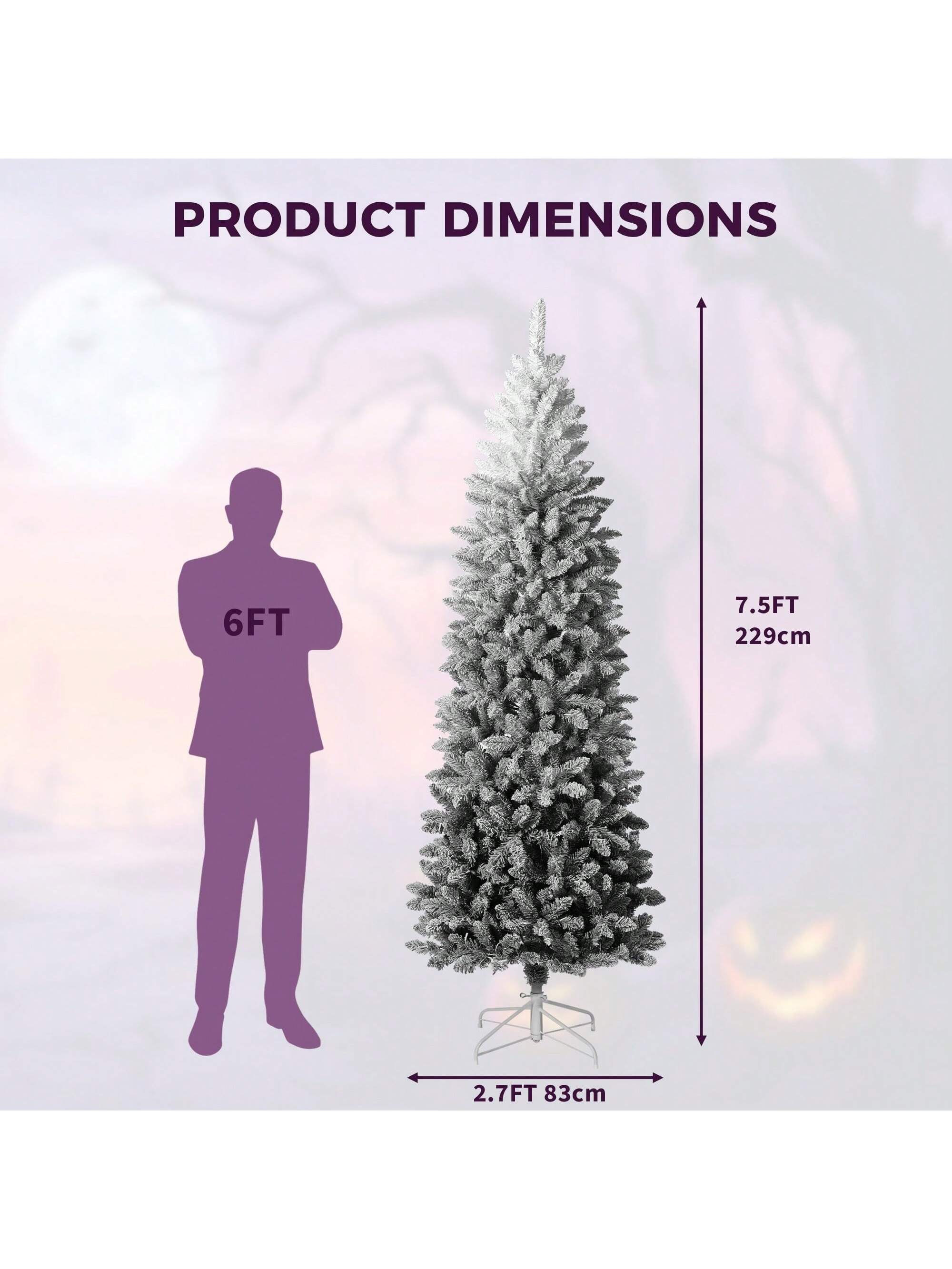 Qeetex DSDS-W6F91721 Artificial-Christmas-Trees - View #6