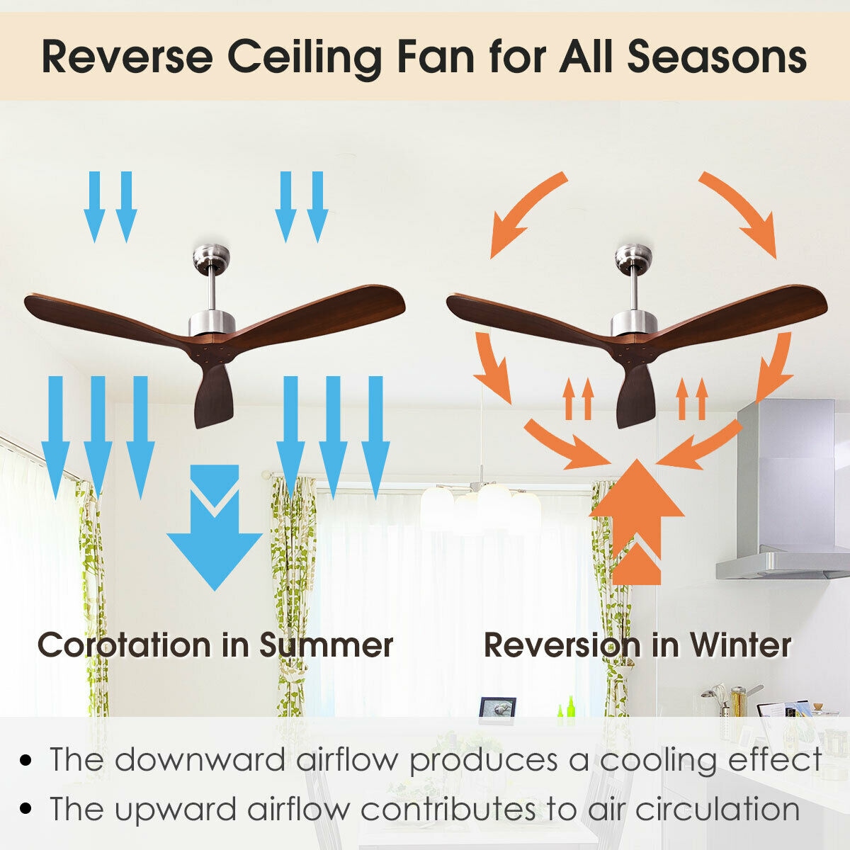 Forclover WYL2-C5201BN Ceiling-Fans - View #7