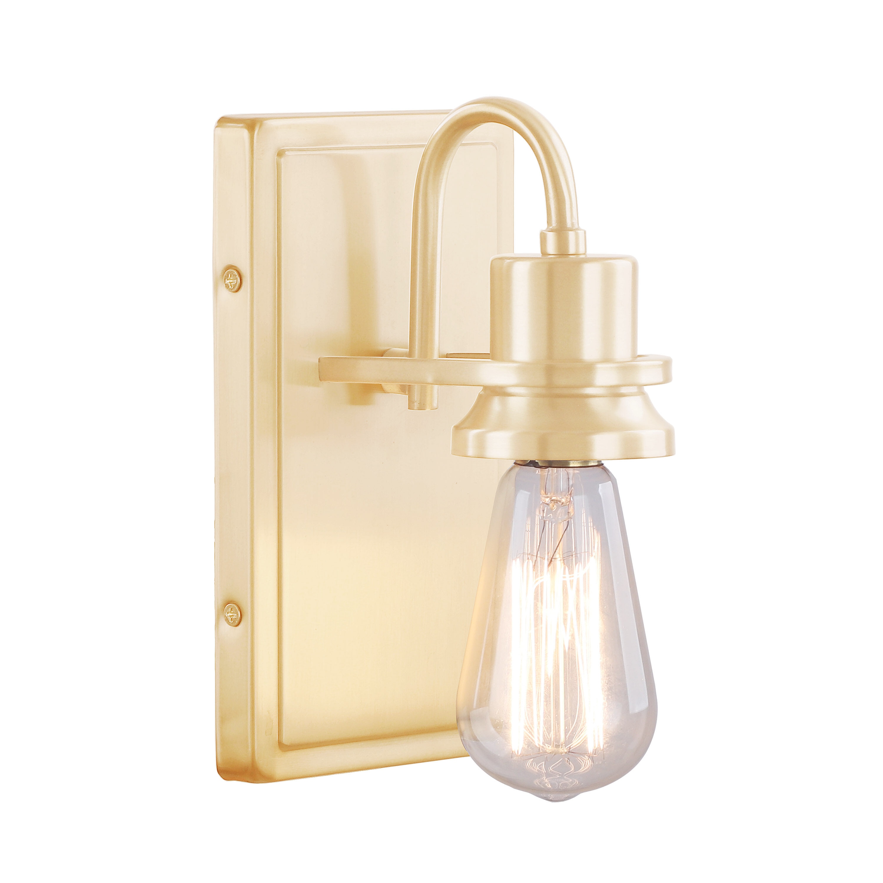 Aspen Creative Corporation 62301 4.5-in 1 -Light Brass Transitional Vanity light