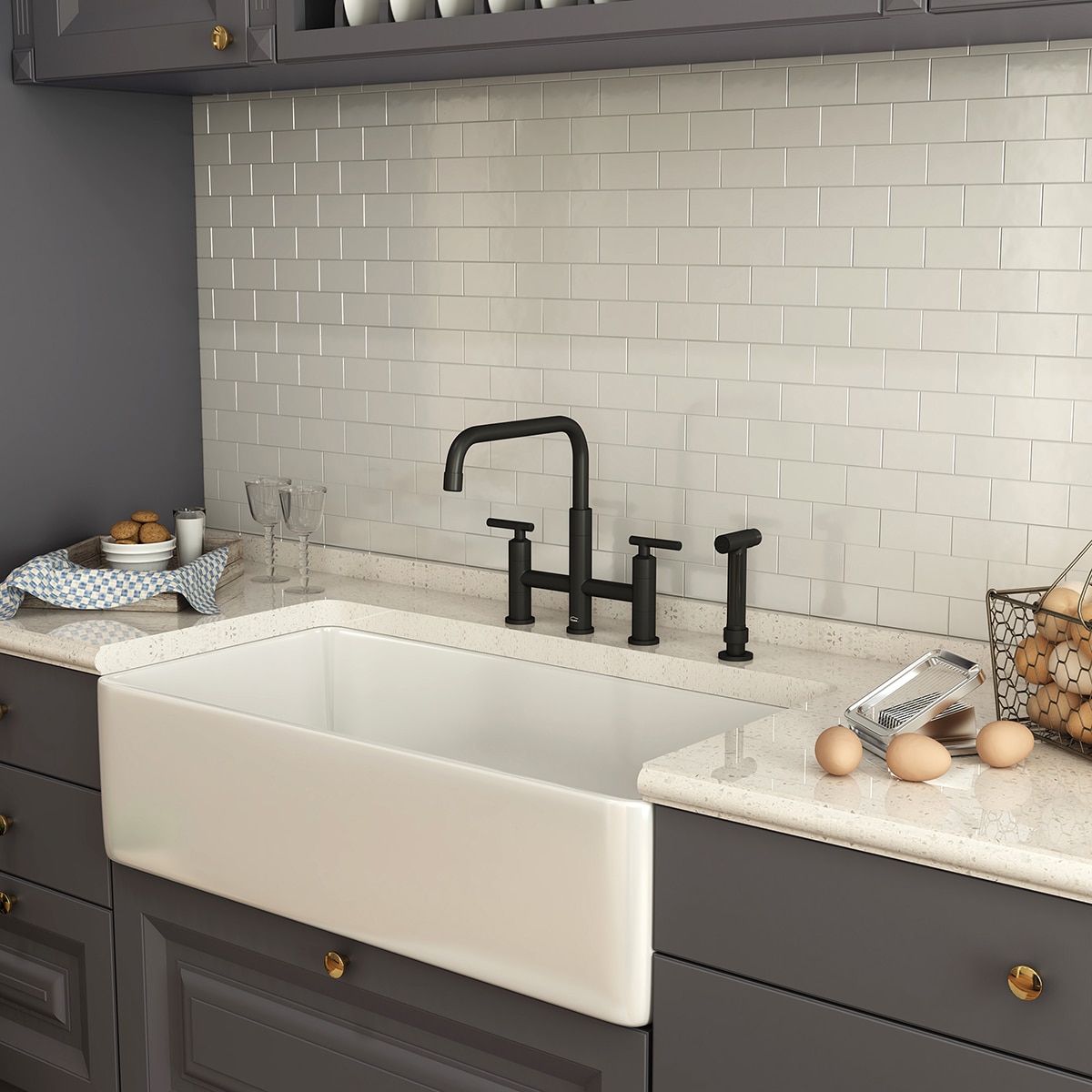 Mondawe MO236DT-MB Kitchen-Faucets - View #4