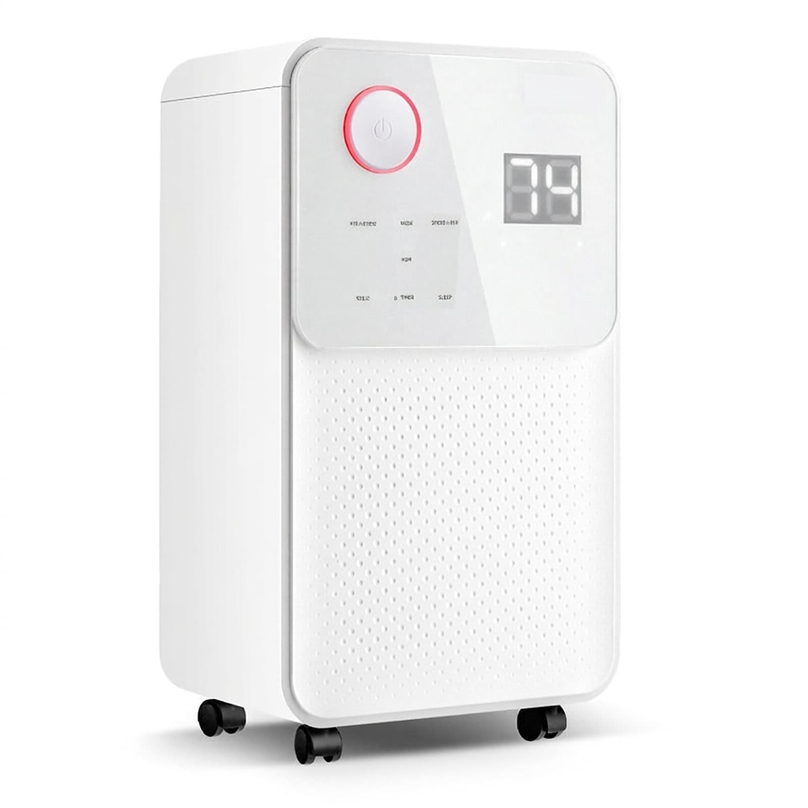 SUGIFT 32-Pint Dehumidifier 2000-sq ft for Home Basement with LED Display 4 Modes Auto Defrost 24-Hour Timer 36-dB Quiet Wheels - White #LW108SUGHY2701