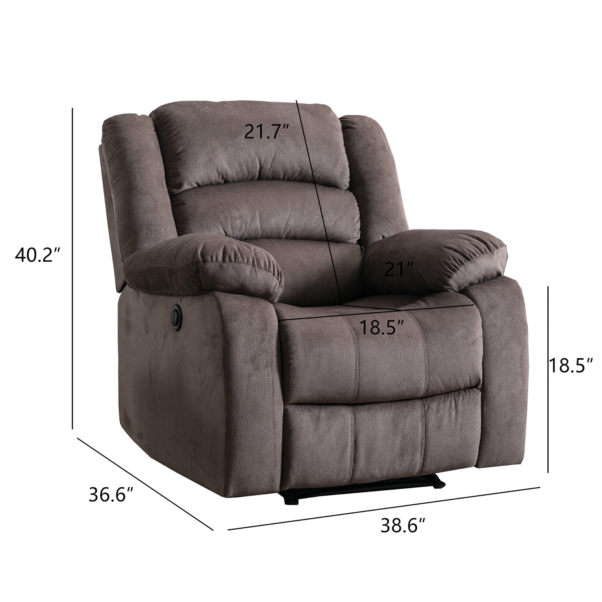 CASAINC WF-MMER-005 BROWN recliners - View #5