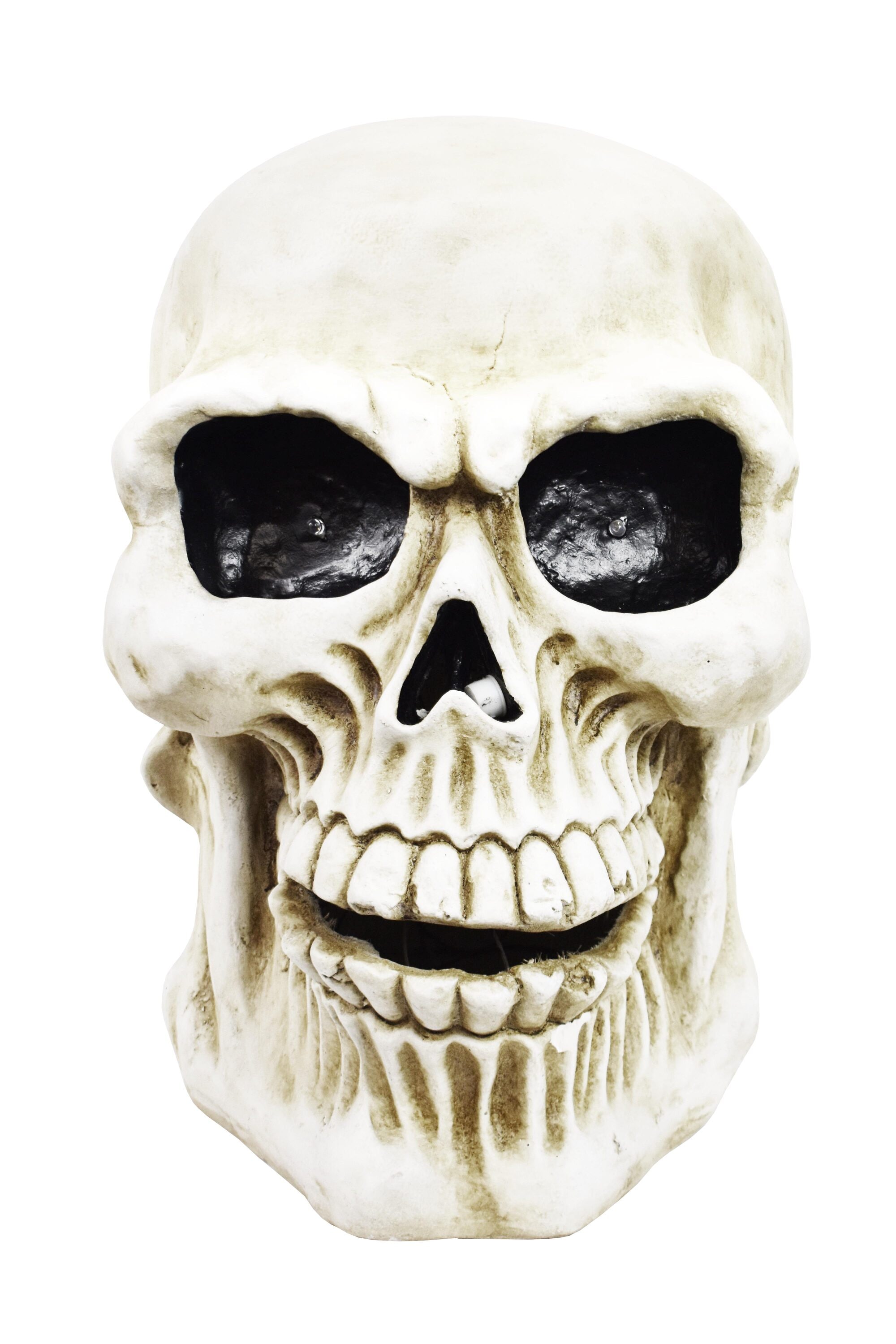 Haunted Living A1518 2-ft Freestanding Lighted Skull Porch decoration