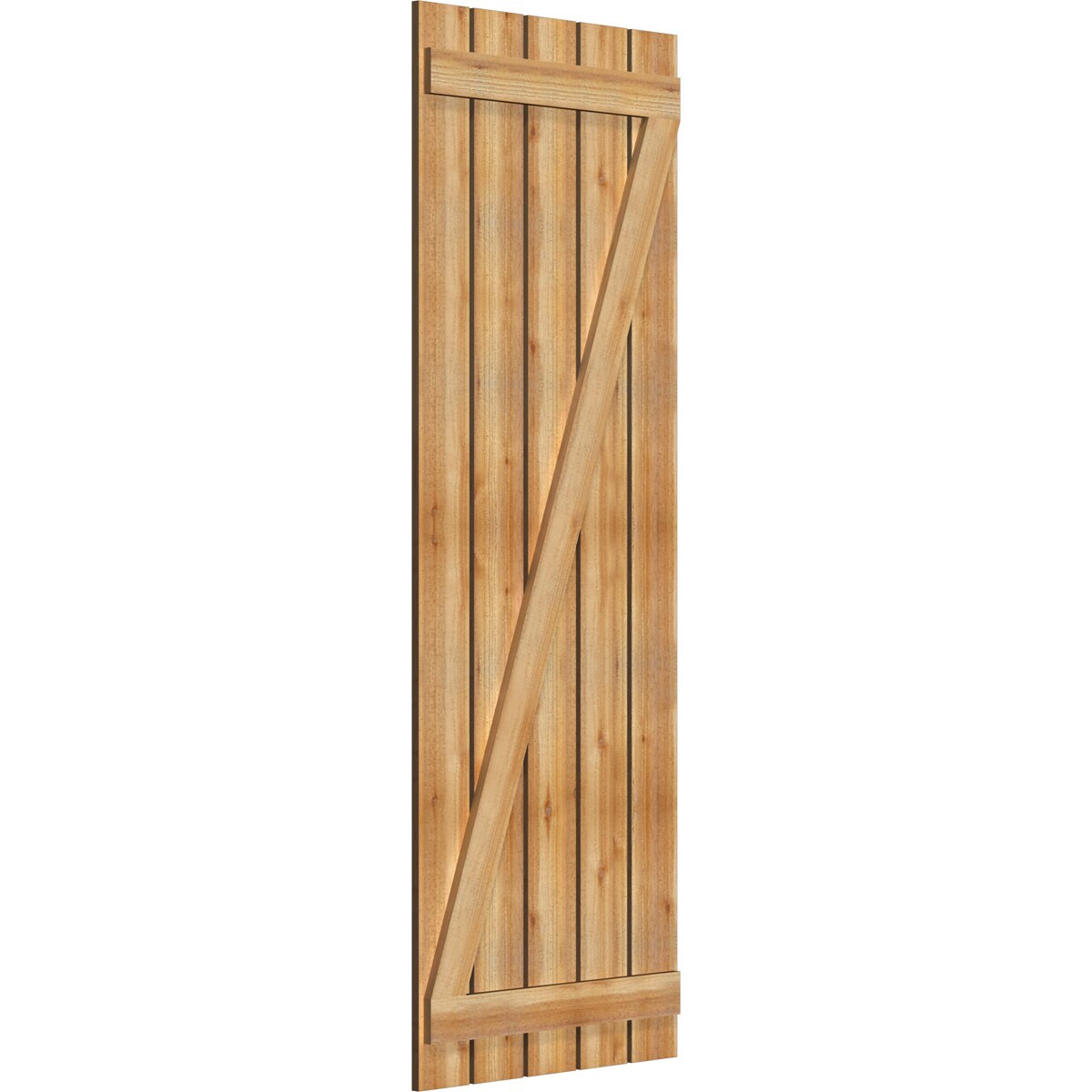 Ekena Millwork RBS06Z29X081RWR Exterior-Shutters - View #2