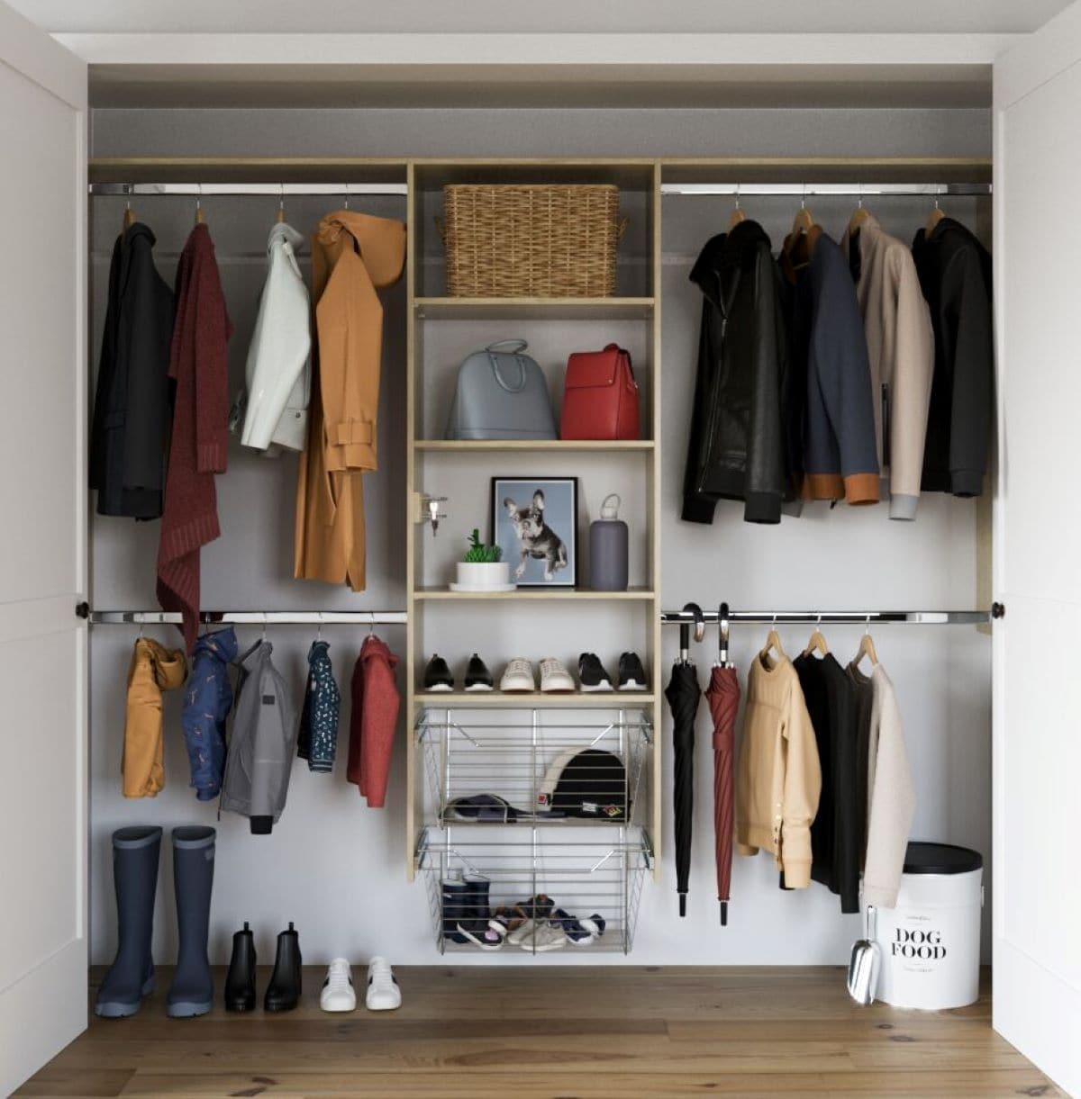Easy Track PH68-MJ Wood-Closet-Kits - View #8