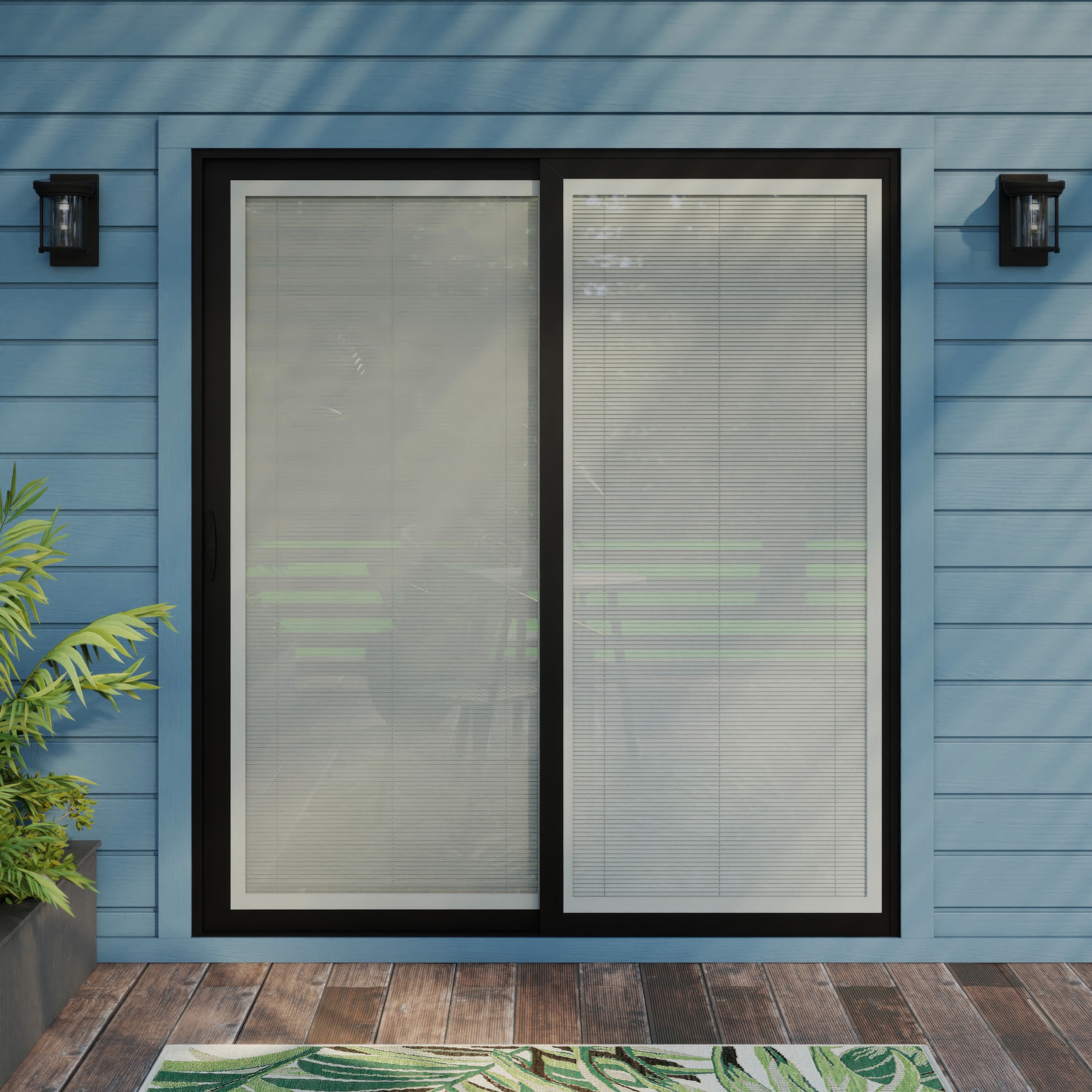 United Window & Door 44PD7280LHBLWHBBG Patio-Doors - View #5