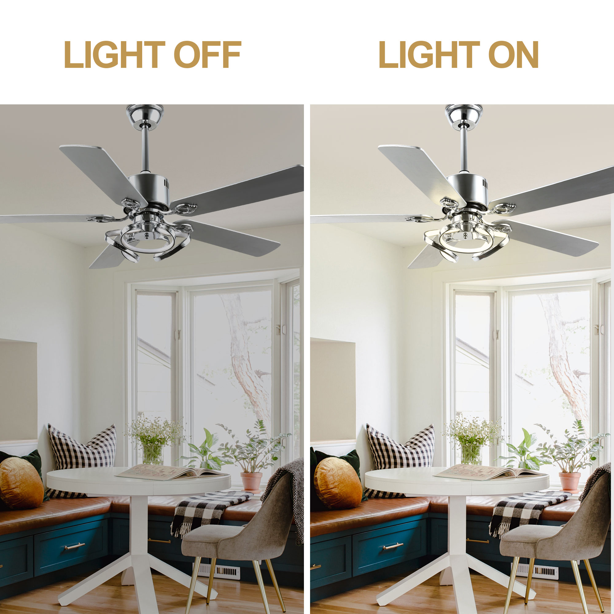 Oaks Decor DC5217OKEL-C Ceiling-Fans - View #10