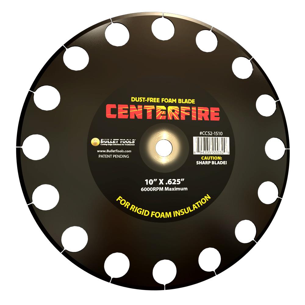 Bullet Tools CC52-1510 10-in-Tooth Wet or Dry Segmented High-speed Steel Circular Saw Blade