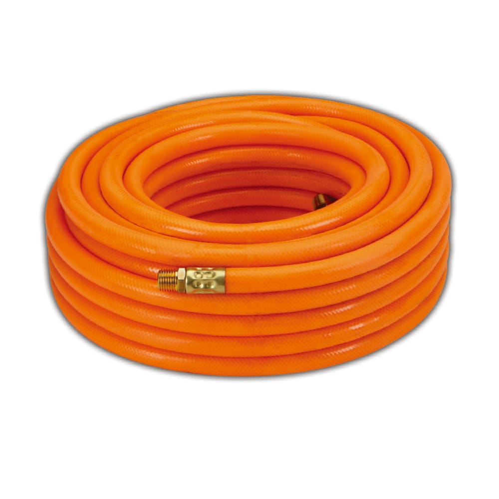 DYNAMIC POWER PVC Air Hose Heavy-duty Air Hose, 50ft, 3/8-inch (orange) in  the Air Compressor Hoses department at