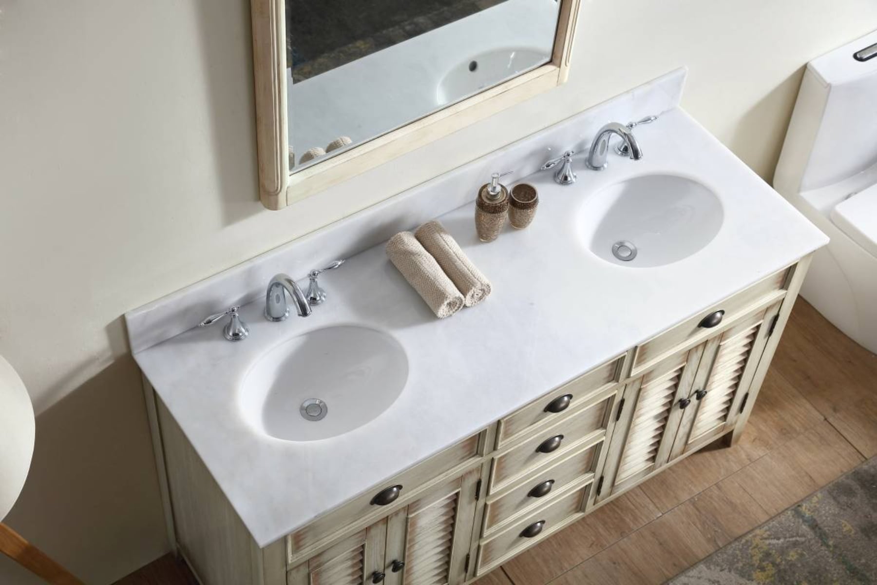 Chans Furniture CF-88324-60W Bath-Vanity-Combo - View #4
